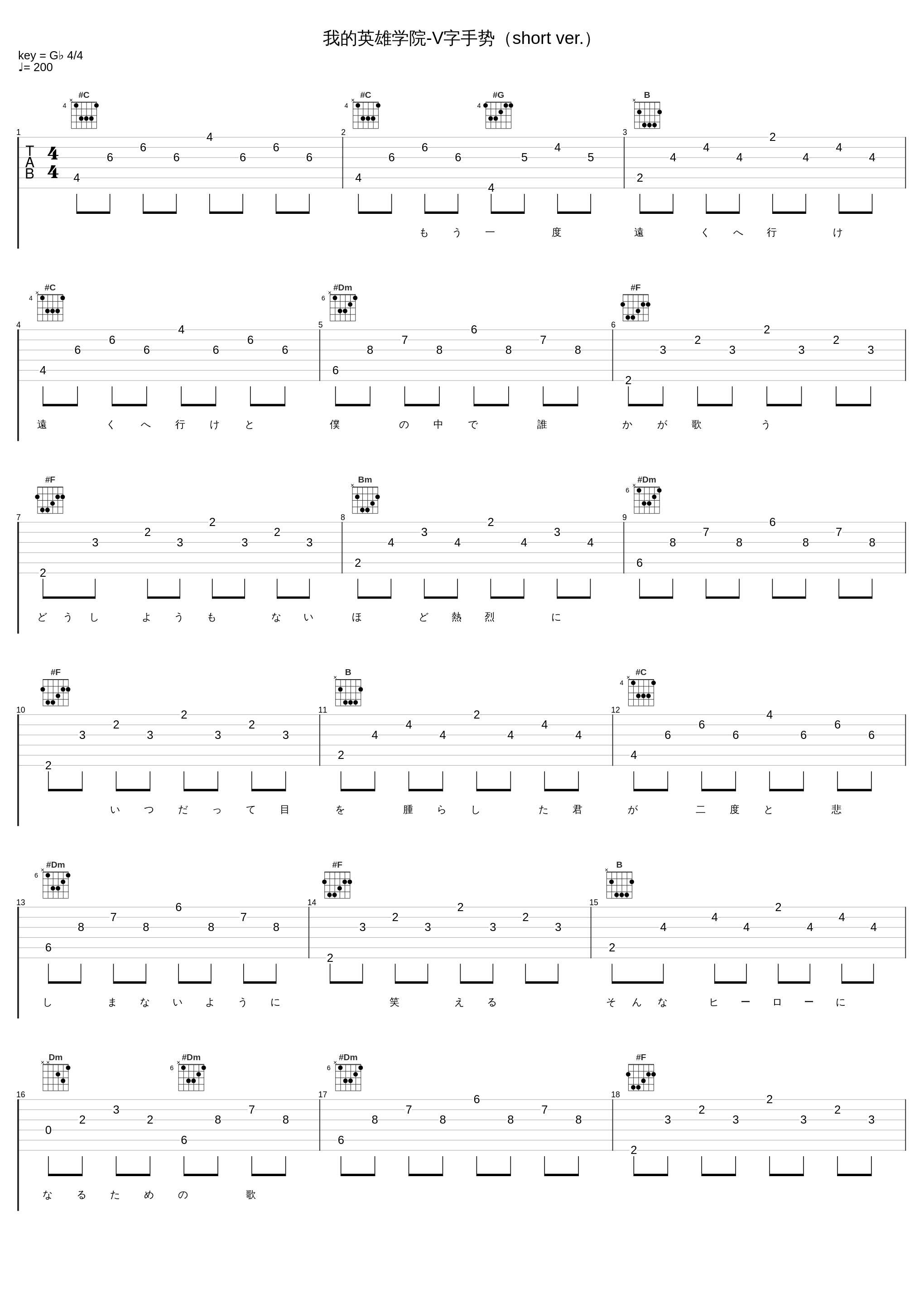 我的英雄学院-V字手势（short ver.）_Maggie_麦吉_1