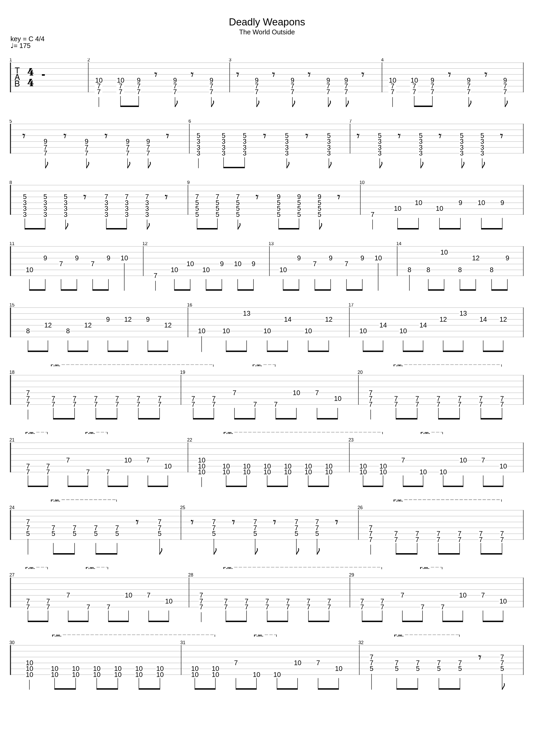 Deadly Weapons Ft. Craig Mabitt_Eyes Set To Kill_1