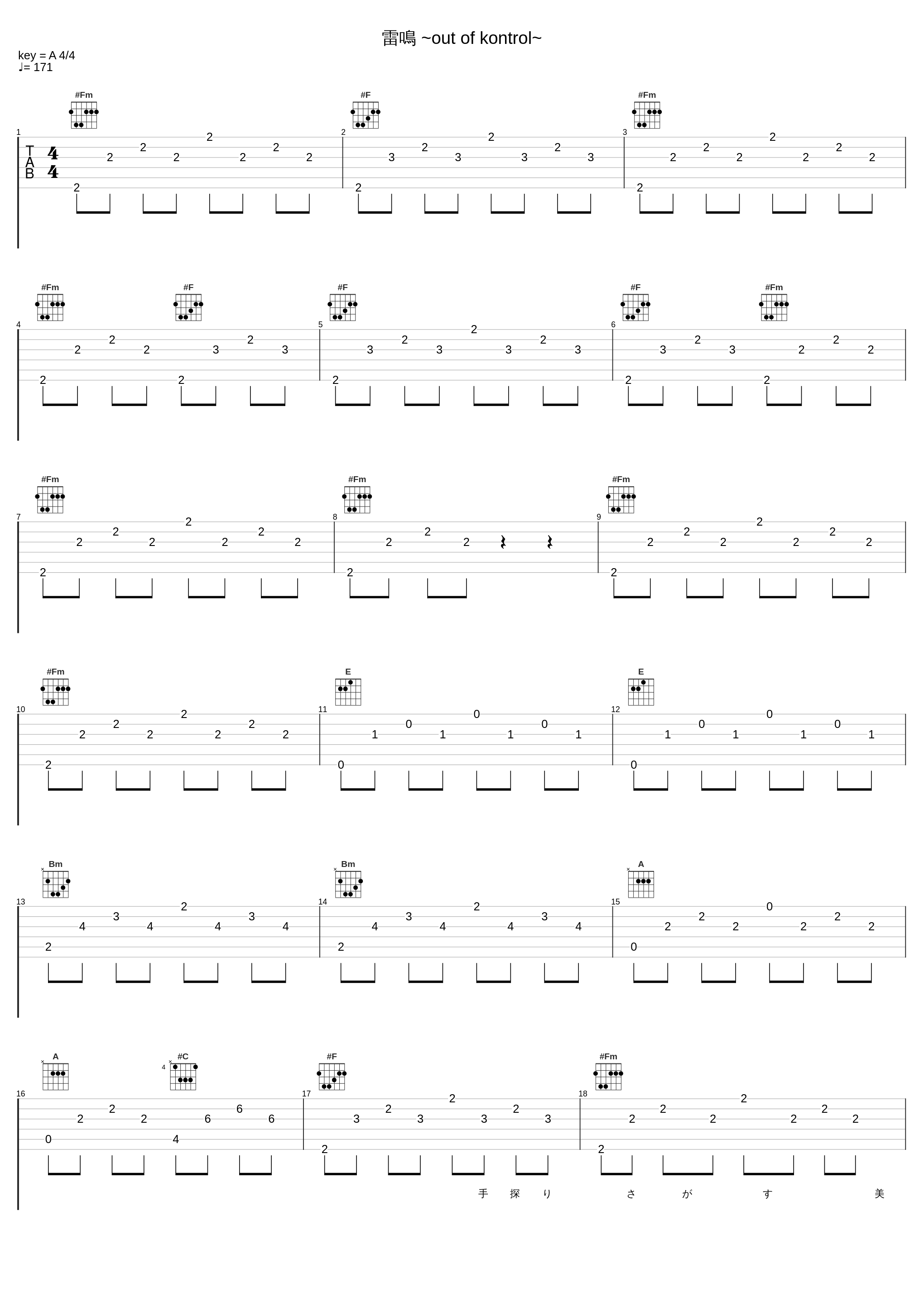 雷鳴 ~out of kontrol~_m.o.v.e_1