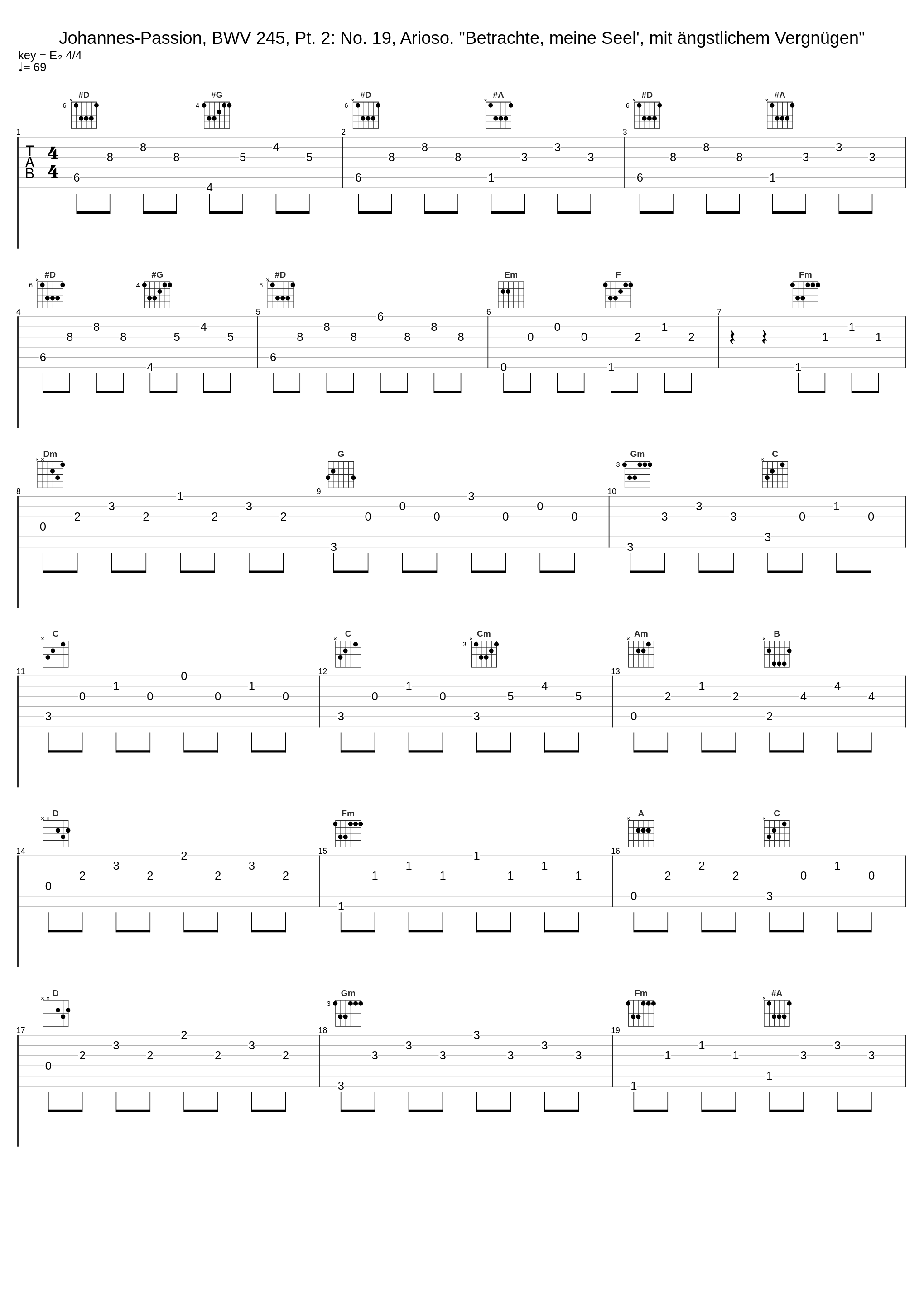 Johannes-Passion, BWV 245, Pt. 2: No. 19, Arioso. "Betrachte, meine Seel', mit ängstlichem Vergnügen"_Theo Altmeyer,Franz Crass,Kurt Moll,Helmut Kühnle,Susanne Dürr,Martin Hermann,Elly Ameling,Brigitte Fassbaender,Kurt Equiluz,Siegmund Nimsgern,Hartmut Strebel,Michel Piguet,Hans-Ludwig Hauck,Heinz Jopen,Helga Thoene,Heinrich Haferland,Micha_1