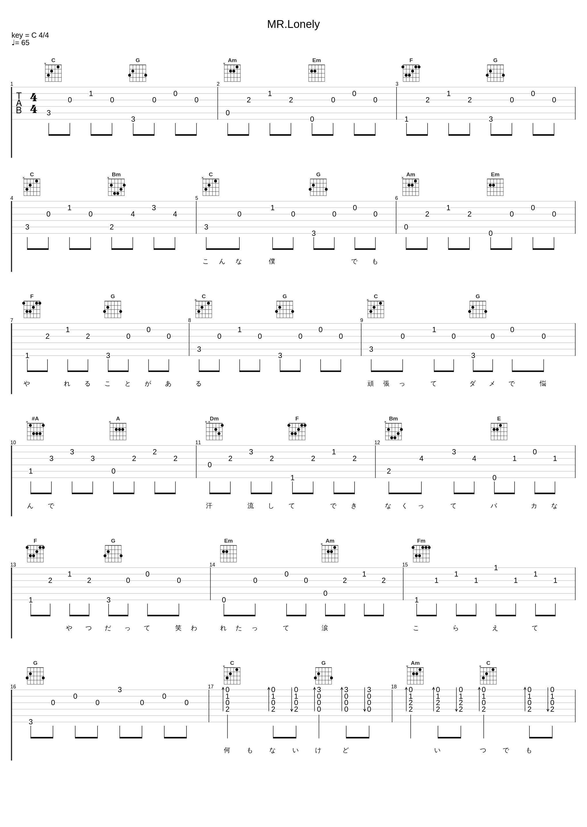 MR.Lonely_玉置浩二_1