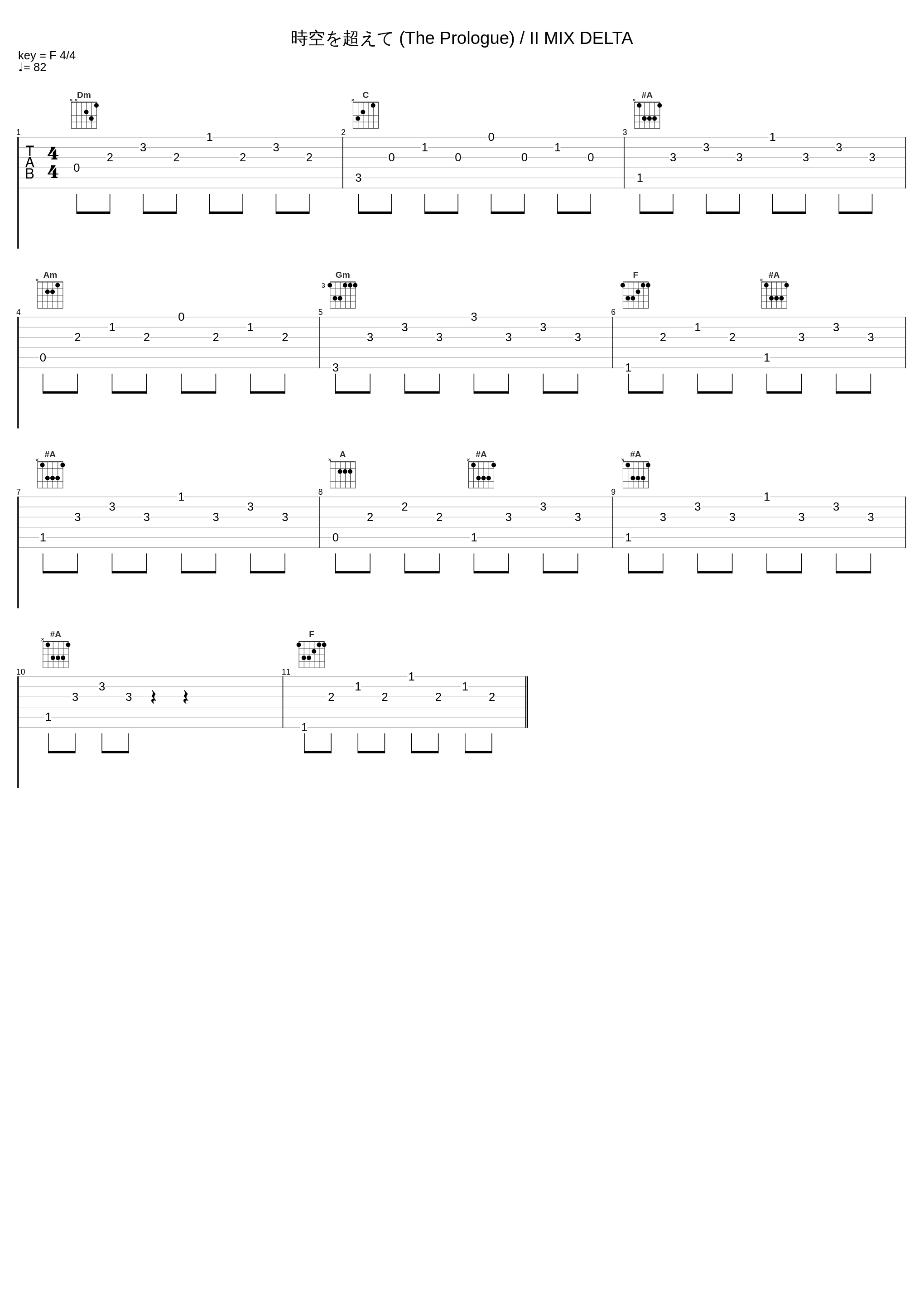時空を超えて (The Prologue) / II MIX DELTA_TWO-MIX_1