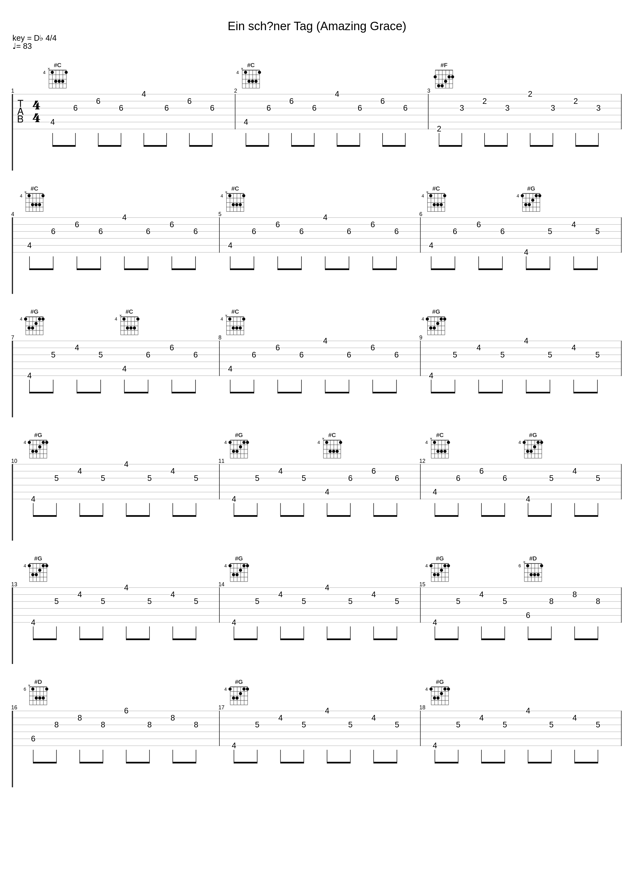 Ein schöner Tag (Amazing Grace)_Oesch's die Dritten_1