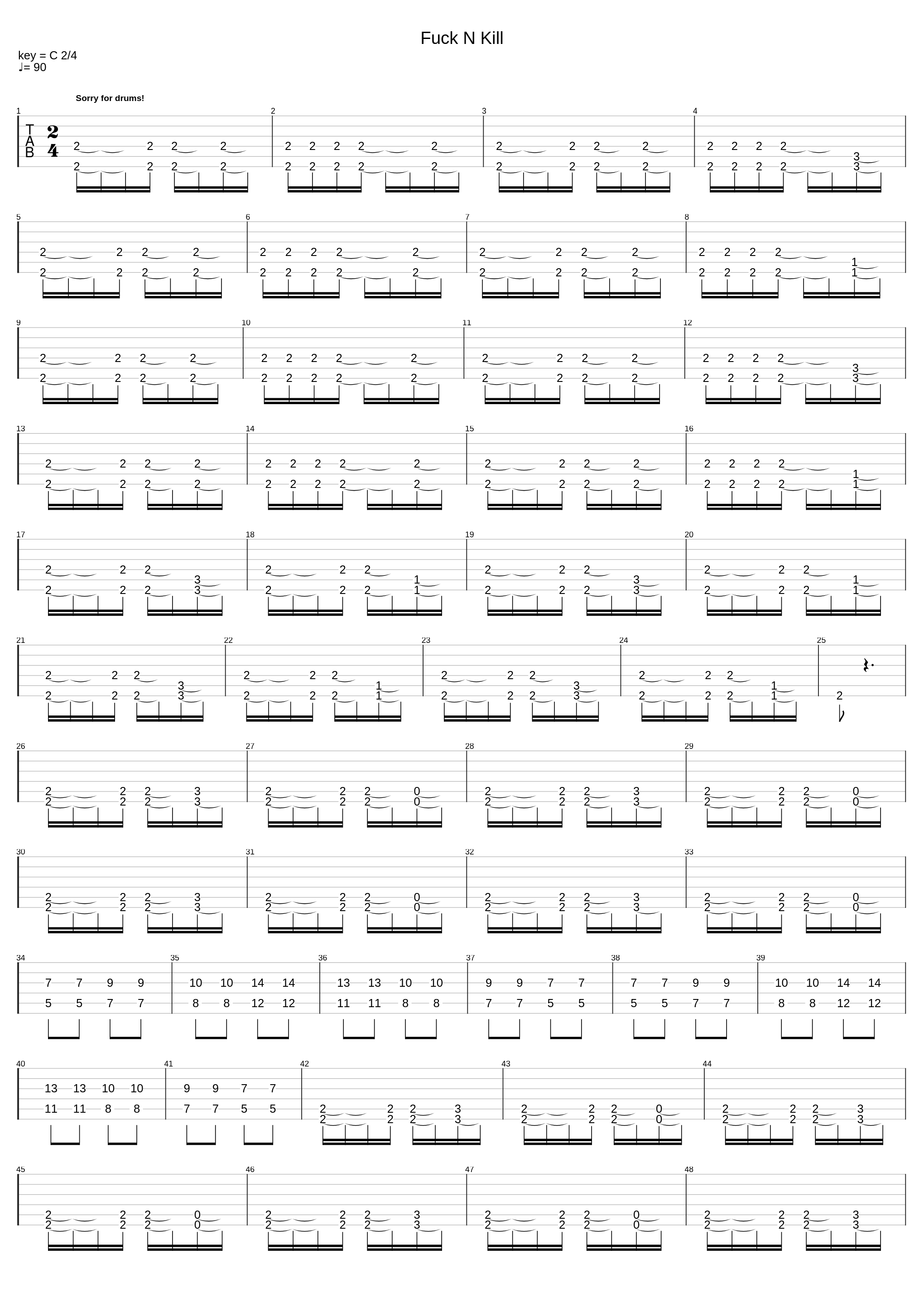 Fuck N Kill_Scars On Broadway_1