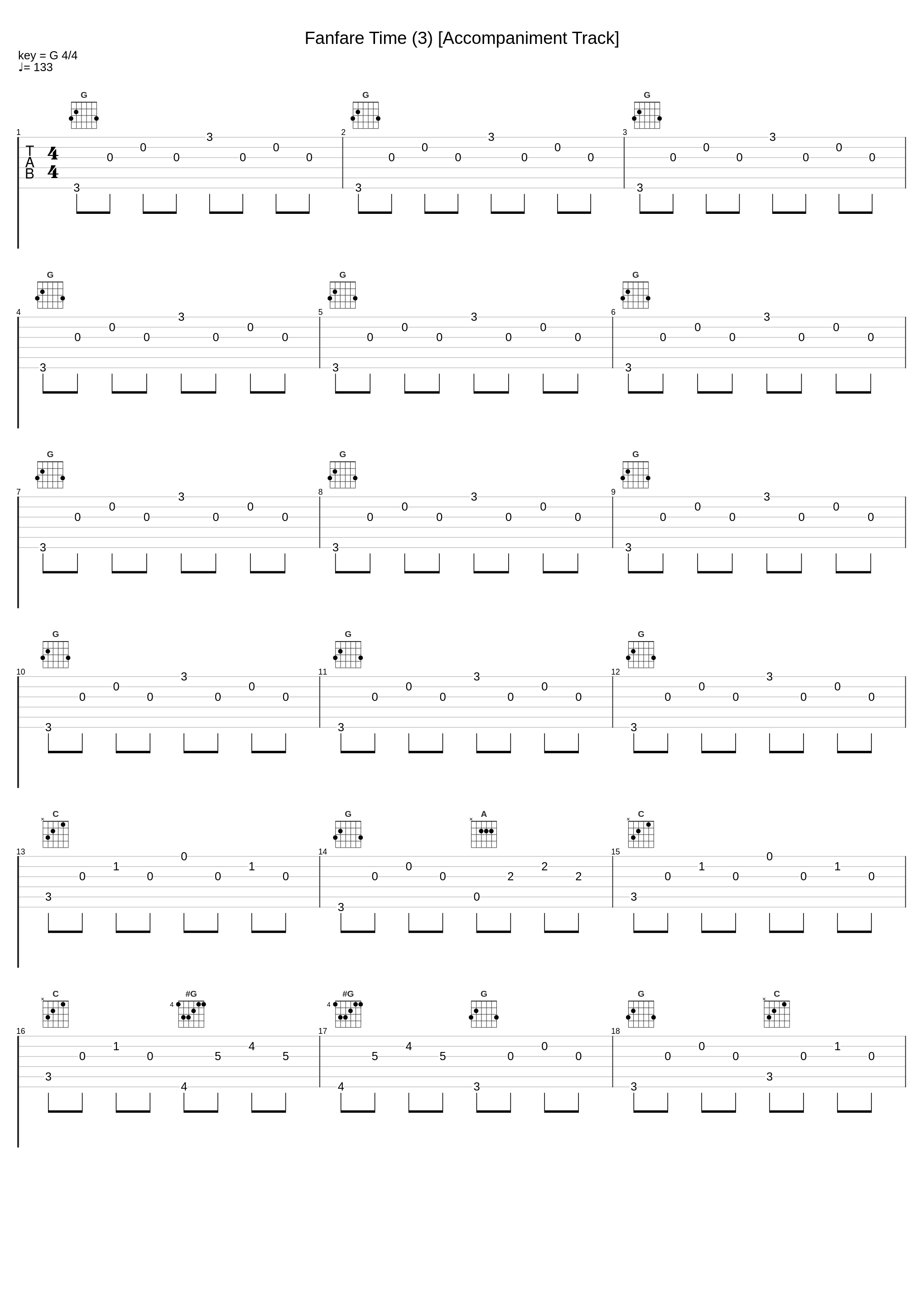 Fanfare Time (3) [Accompaniment Track]_Chris Morgan_1