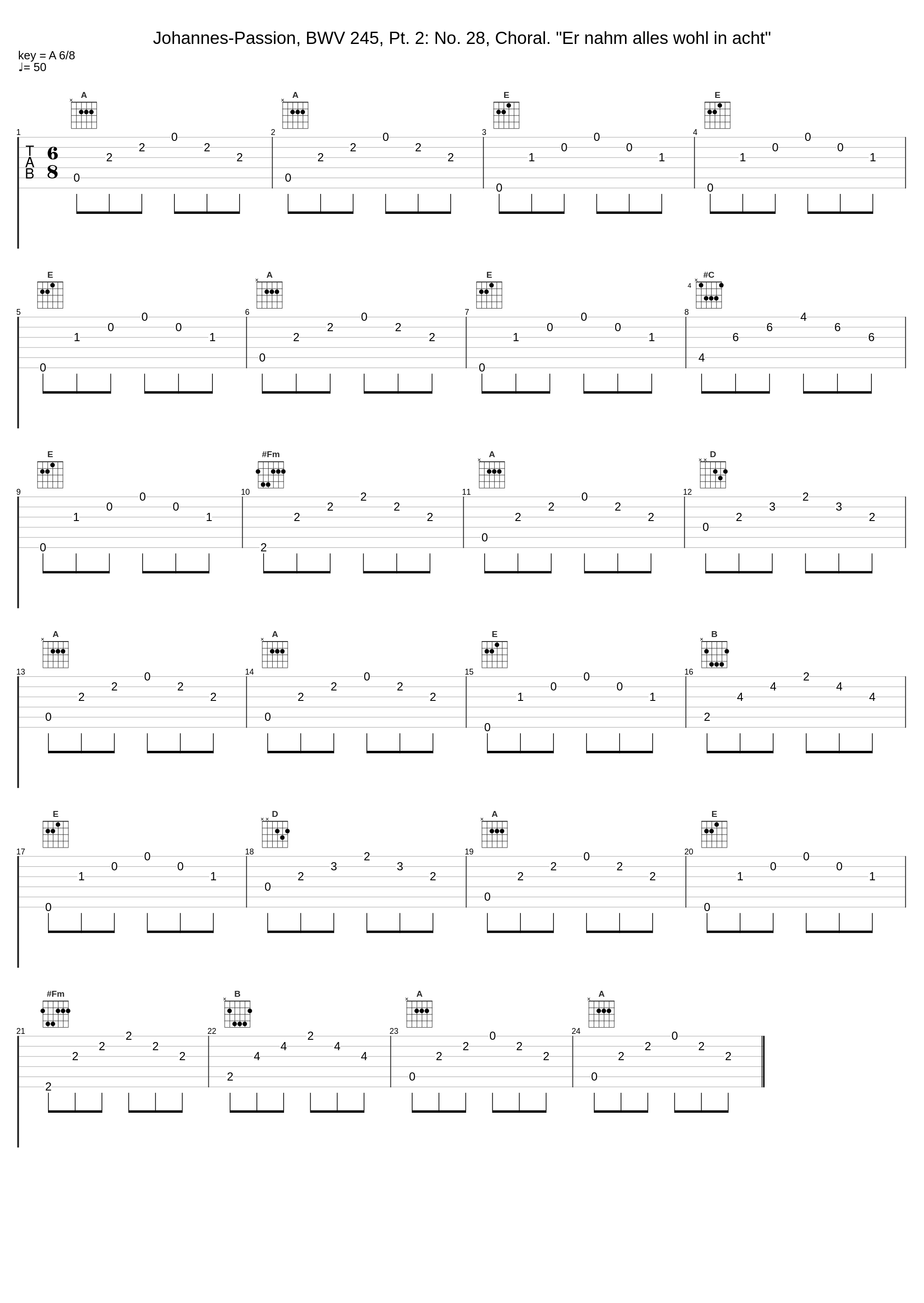 Johannes-Passion, BWV 245, Pt. 2: No. 28, Choral. "Er nahm alles wohl in acht"_Theo Altmeyer,Franz Crass,Kurt Moll,Helmut Kühnle,Susanne Dürr,Martin Hermann,Elly Ameling,Brigitte Fassbaender,Kurt Equiluz,Siegmund Nimsgern,Hartmut Strebel,Michel Piguet,Hans-Ludwig Hauck,Heinz Jopen,Helga Thoene,Heinrich Haferland,Micha,Suddeutscher M_1