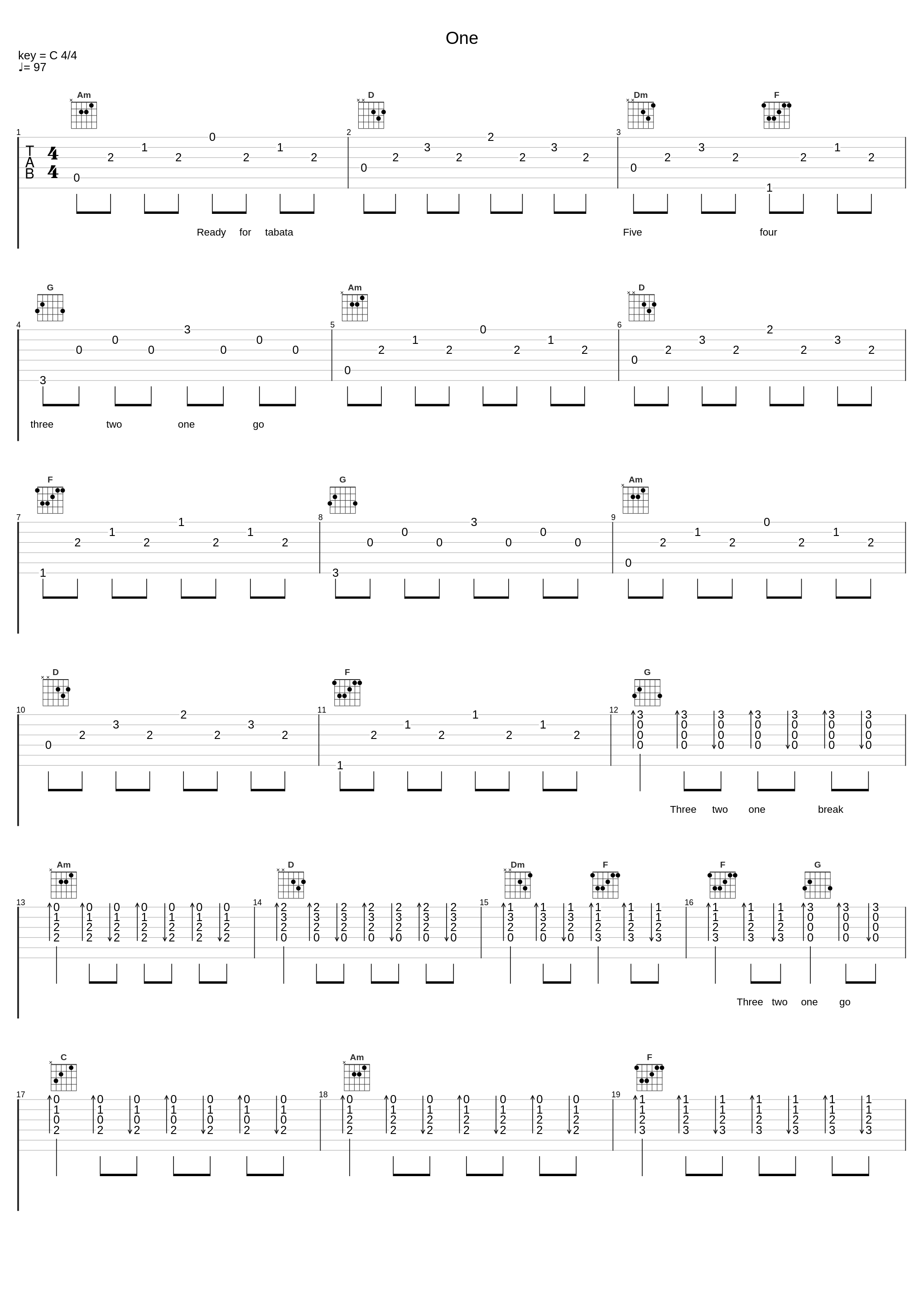 One_Tabata Music_1