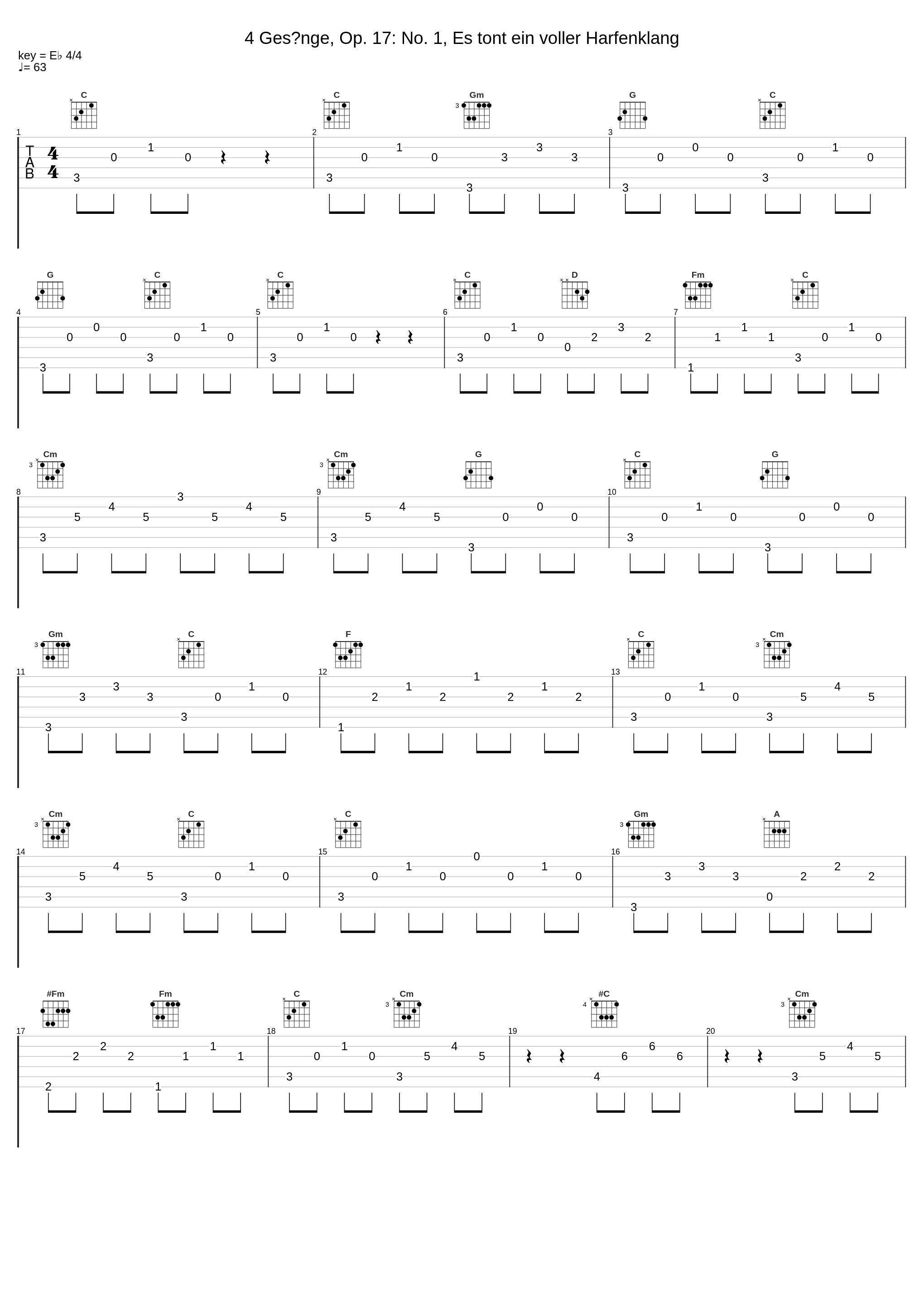 4 Gesänge, Op. 17: No. 1, Es tont ein voller Harfenklang_Zoltan Kodaly Female Choir,Ferenc Tarjáni,Hedi Lubik,Ilona Andor_1