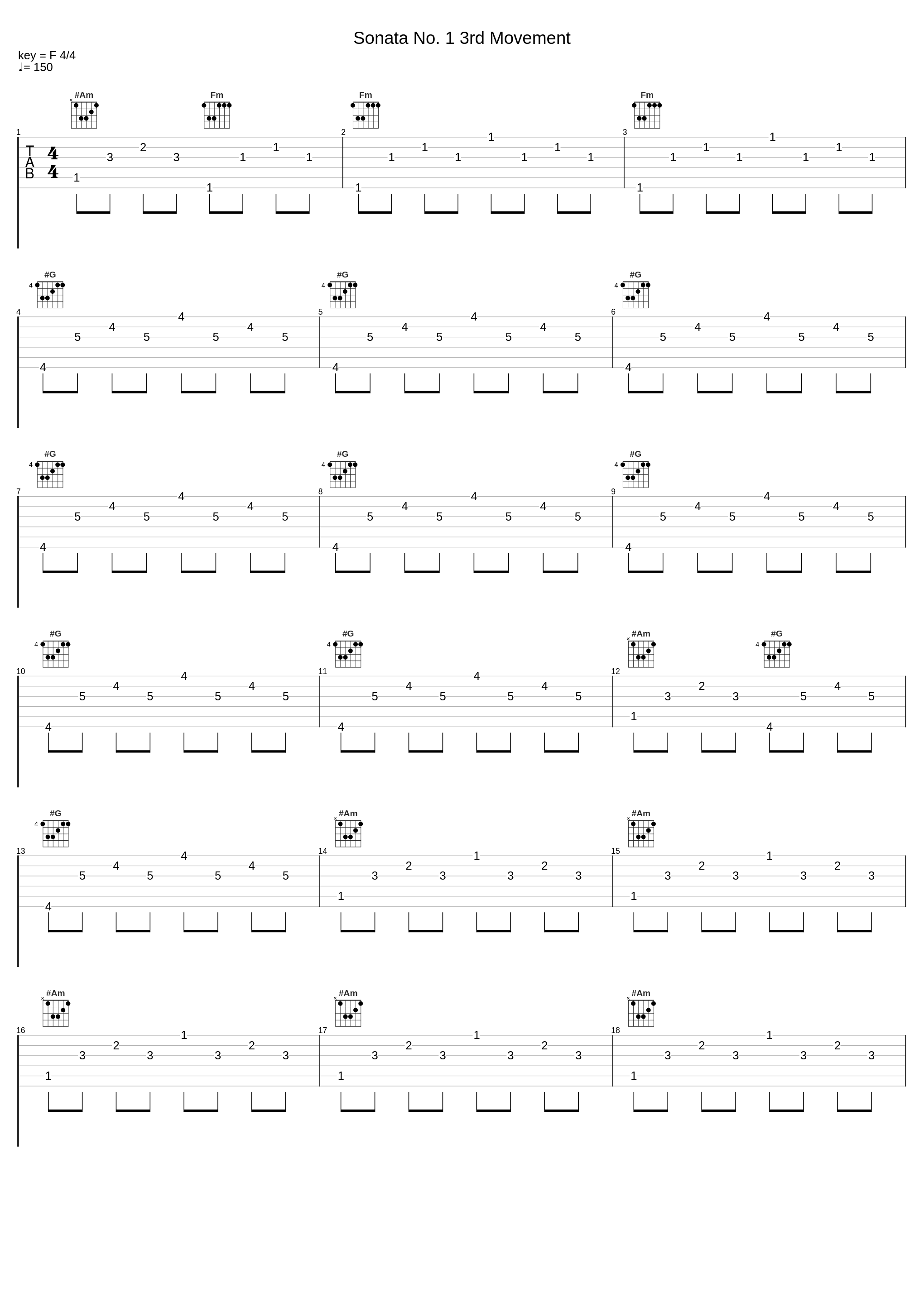 Sonata No. 1 3rd Movement_Ludwig van Beethoven,Nologo_1