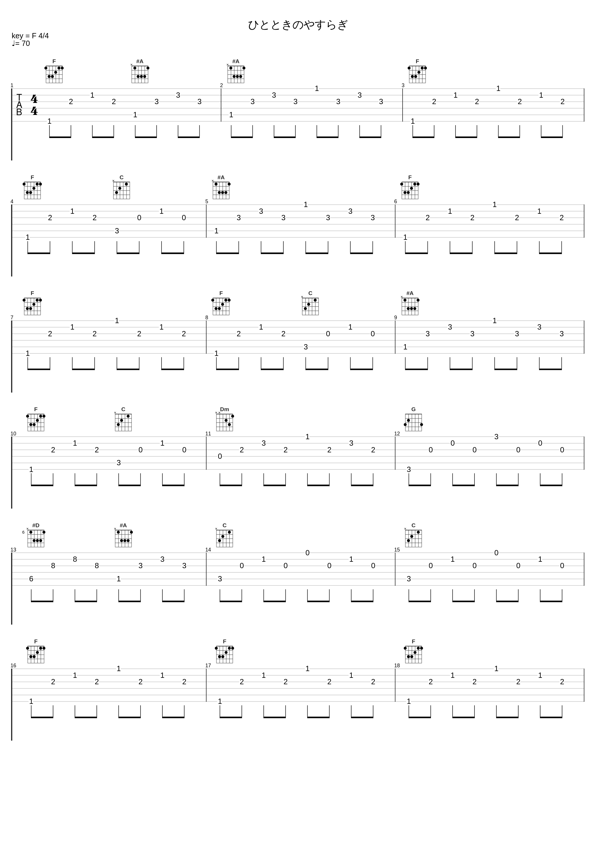 ひとときのやすらぎ_佐桥俊彦_1