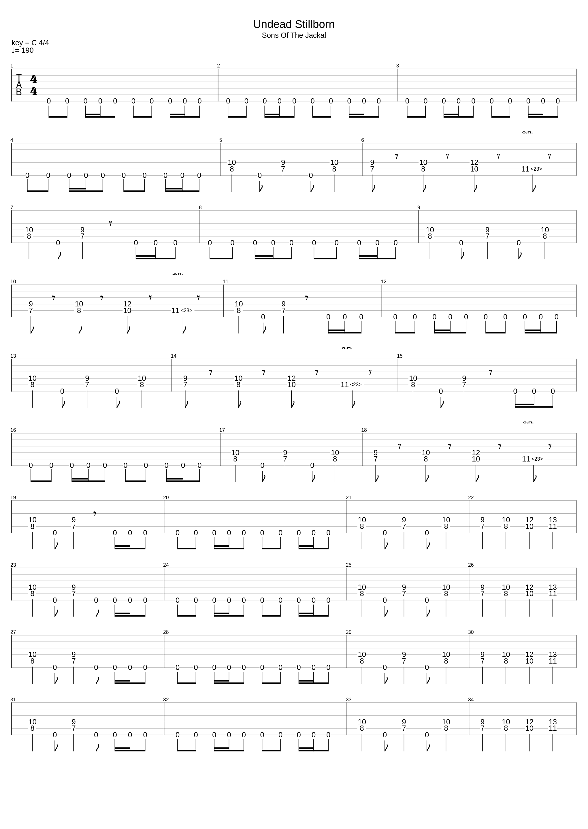 Undead Stillborn_Legion Of The Damned_1