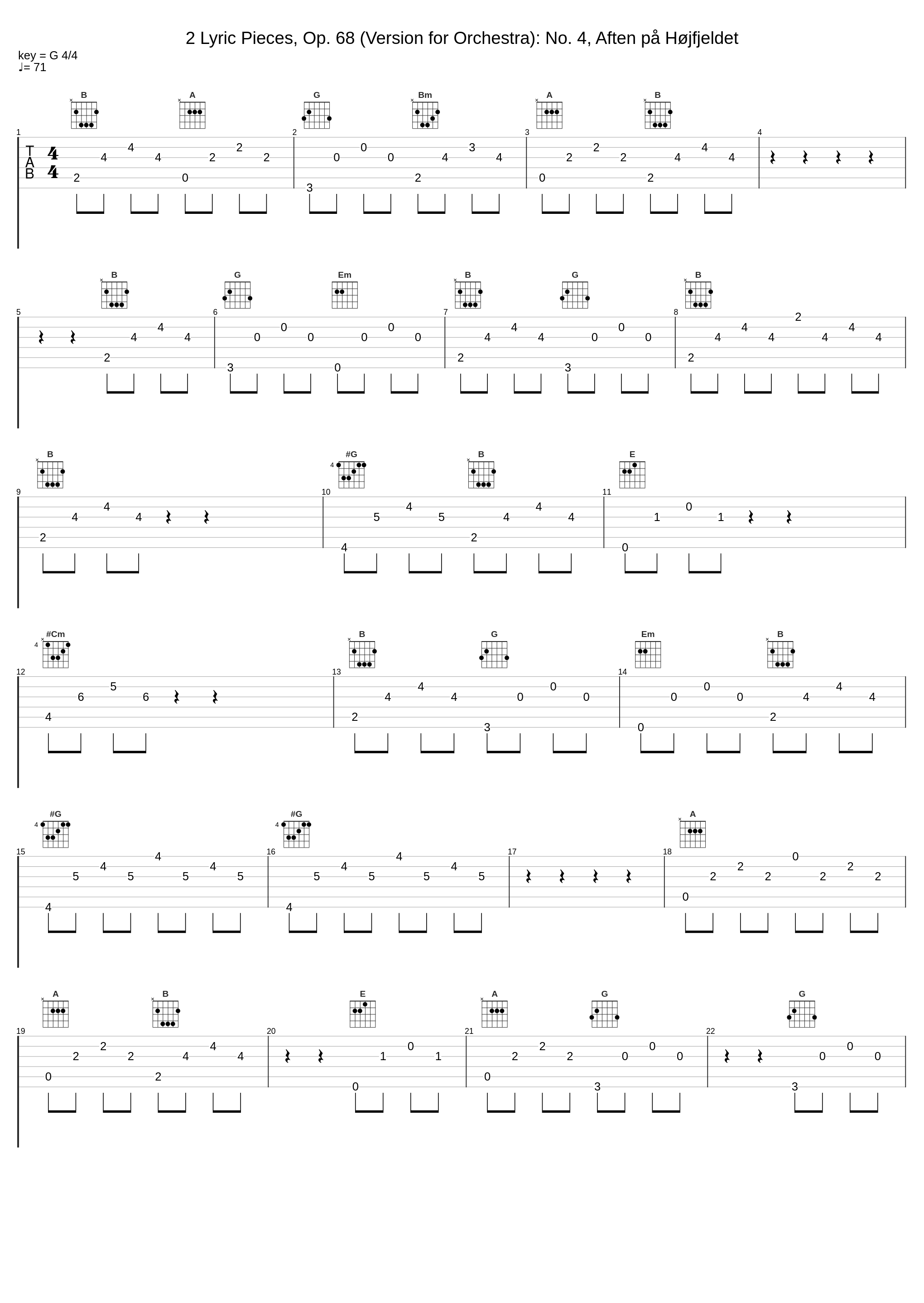 2 Lyric Pieces, Op. 68 (Version for Orchestra): No. 4, Aften på Højfjeldet_Academy of St. Martin in the Fields_1