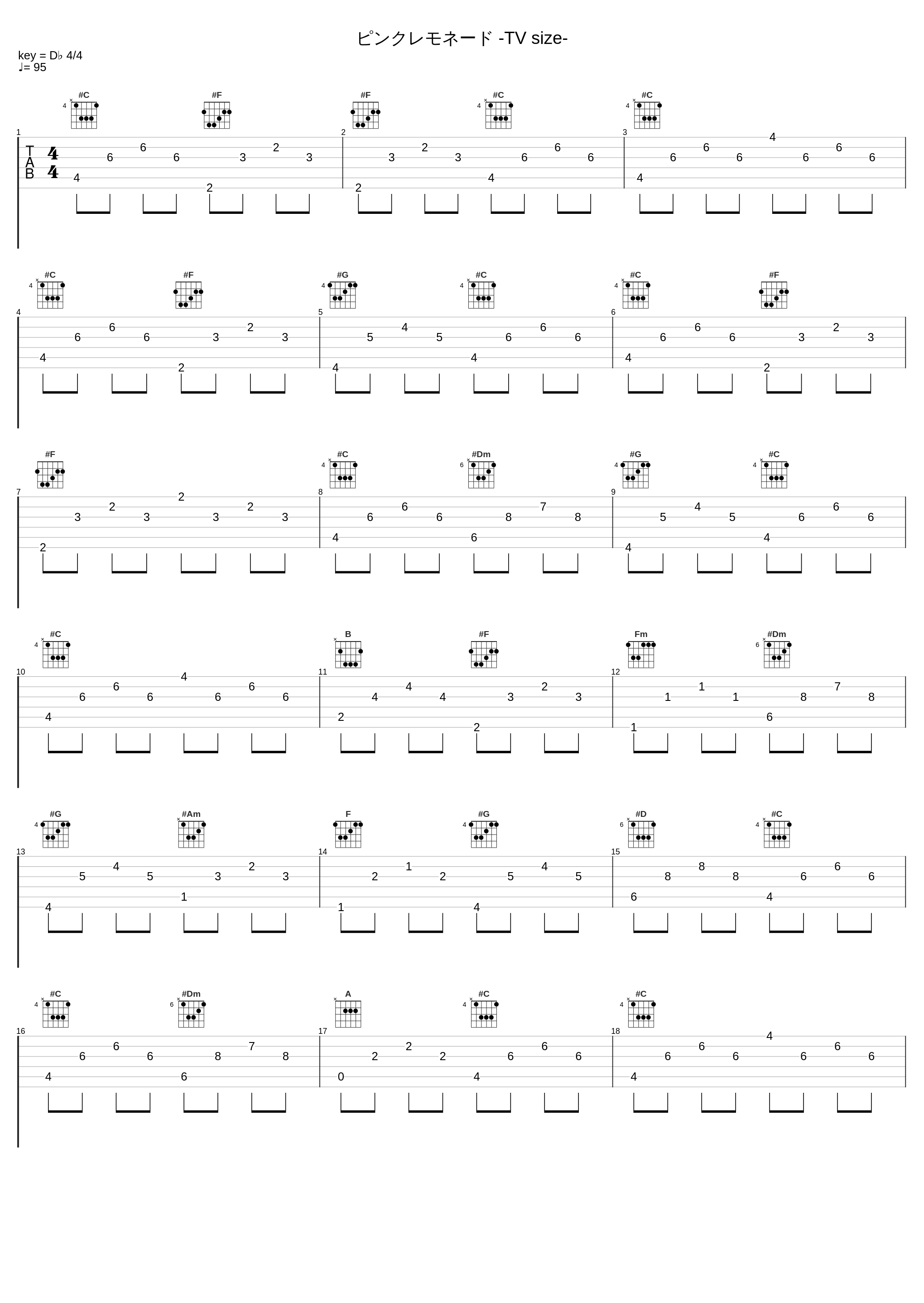 ピンクレモネード -TV size-_三月のパンタシア_1