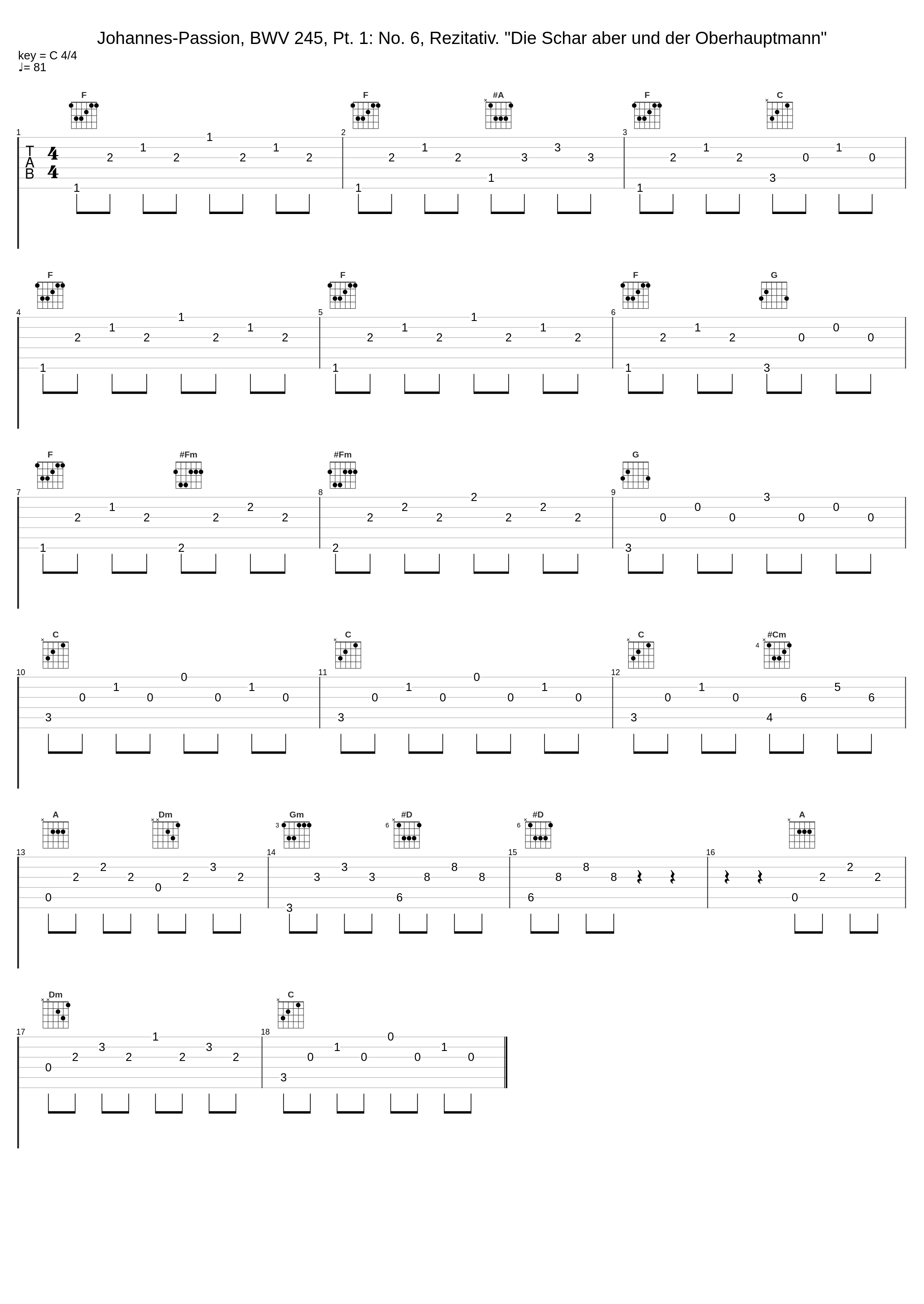 Johannes-Passion, BWV 245, Pt. 1: No. 6, Rezitativ. "Die Schar aber und der Oberhauptmann"_Theo Altmeyer,Franz Crass,Kurt Moll,Helmut Kühnle,Susanne Dürr,Martin Hermann,Elly Ameling,Brigitte Fassbaender,Kurt Equiluz,Siegmund Nimsgern,Hartmut Strebel,Michel Piguet,Hans-Ludwig Hauck,Heinz Jopen,Helga Thoene,Heinrich Haferland,Micha_1