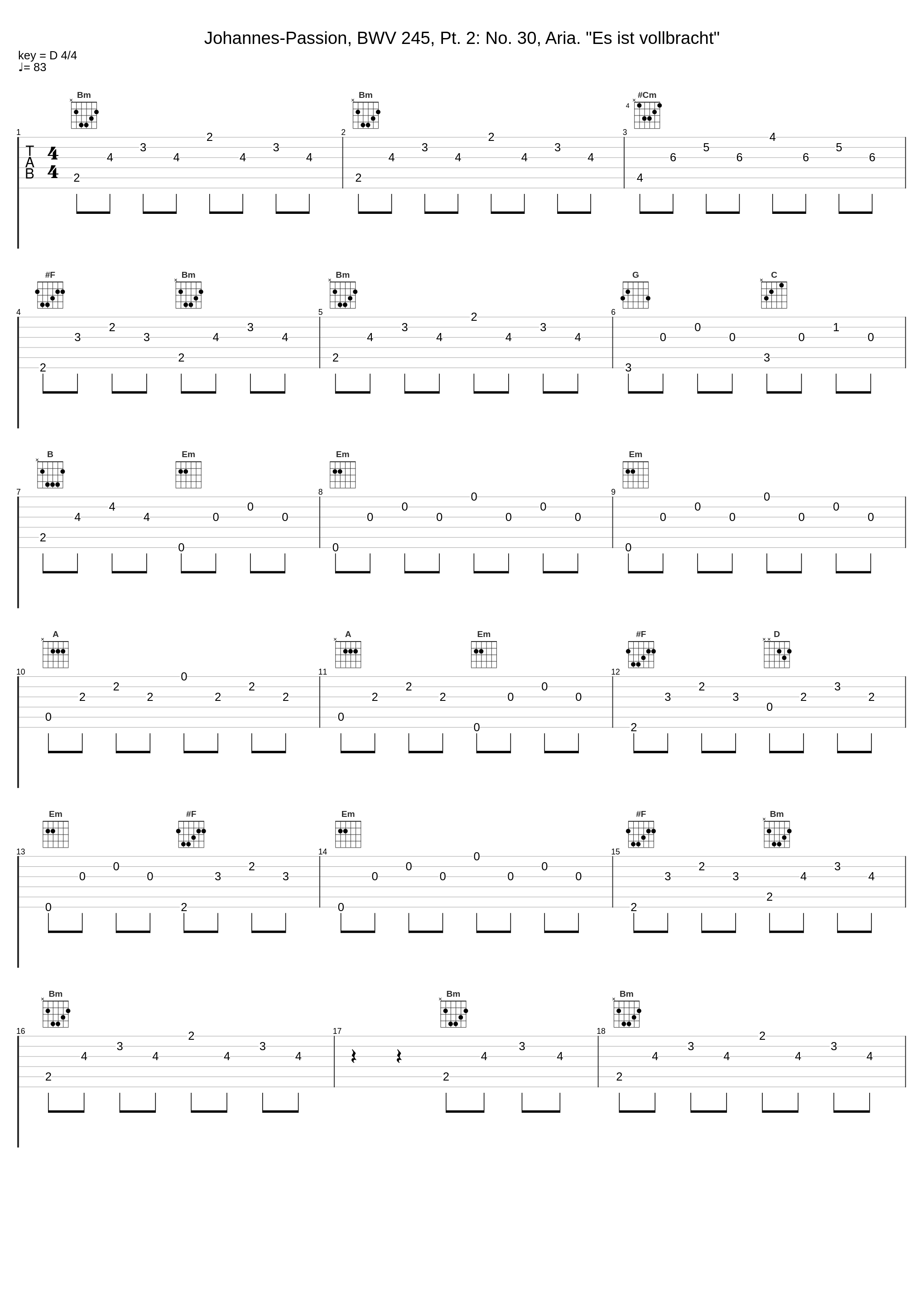 Johannes-Passion, BWV 245, Pt. 2: No. 30, Aria. "Es ist vollbracht"_Theo Altmeyer,Franz Crass,Kurt Moll,Helmut Kühnle,Susanne Dürr,Martin Hermann,Elly Ameling,Brigitte Fassbaender,Kurt Equiluz,Siegmund Nimsgern,Hartmut Strebel,Michel Piguet,Hans-Ludwig Hauck,Heinz Jopen,Helga Thoene,Heinrich Haferland,Micha_1