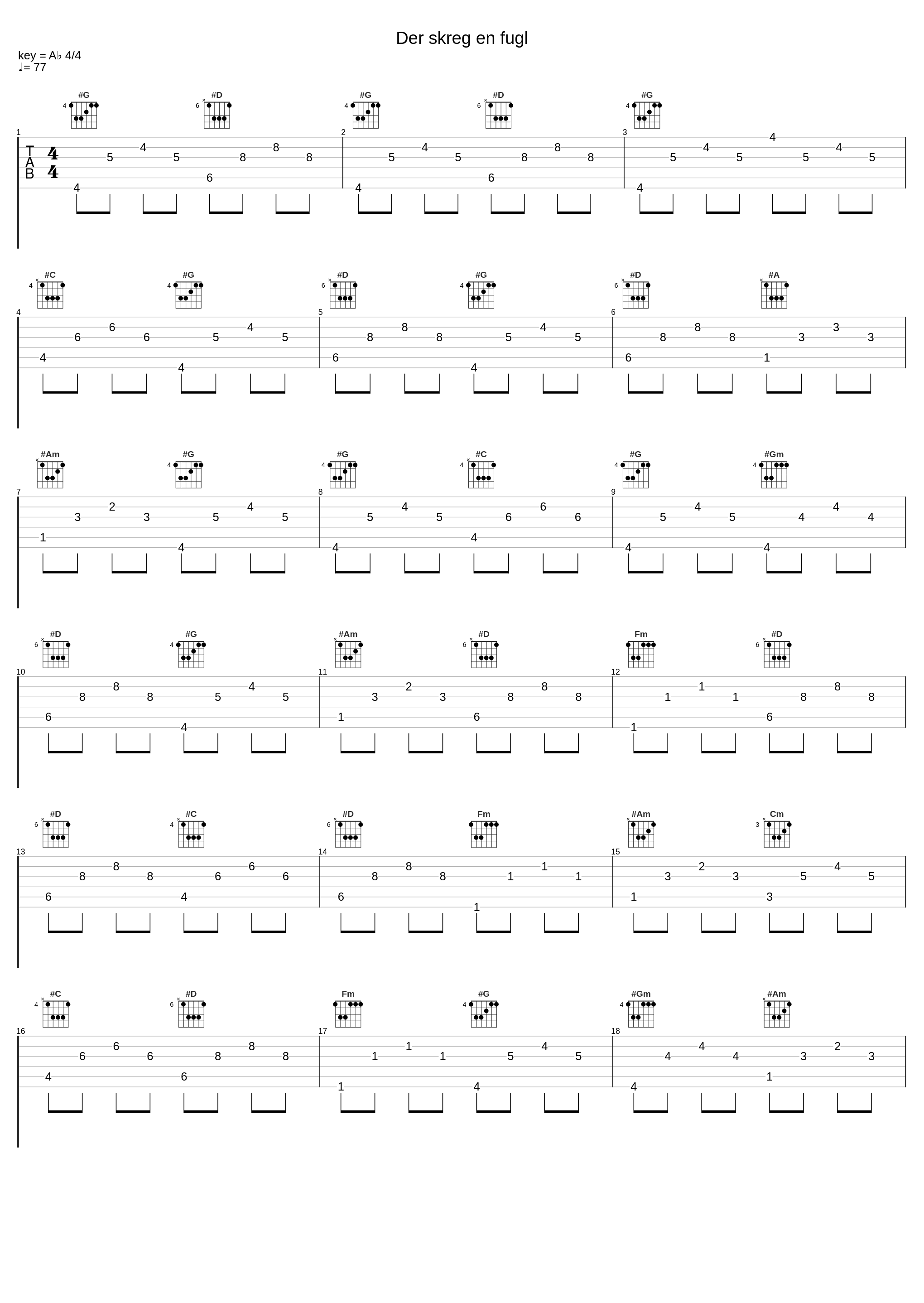 Der skreg en fugl_Sigmund Groven,Ivar Anton Waagaard,Kristian Lindeman_1