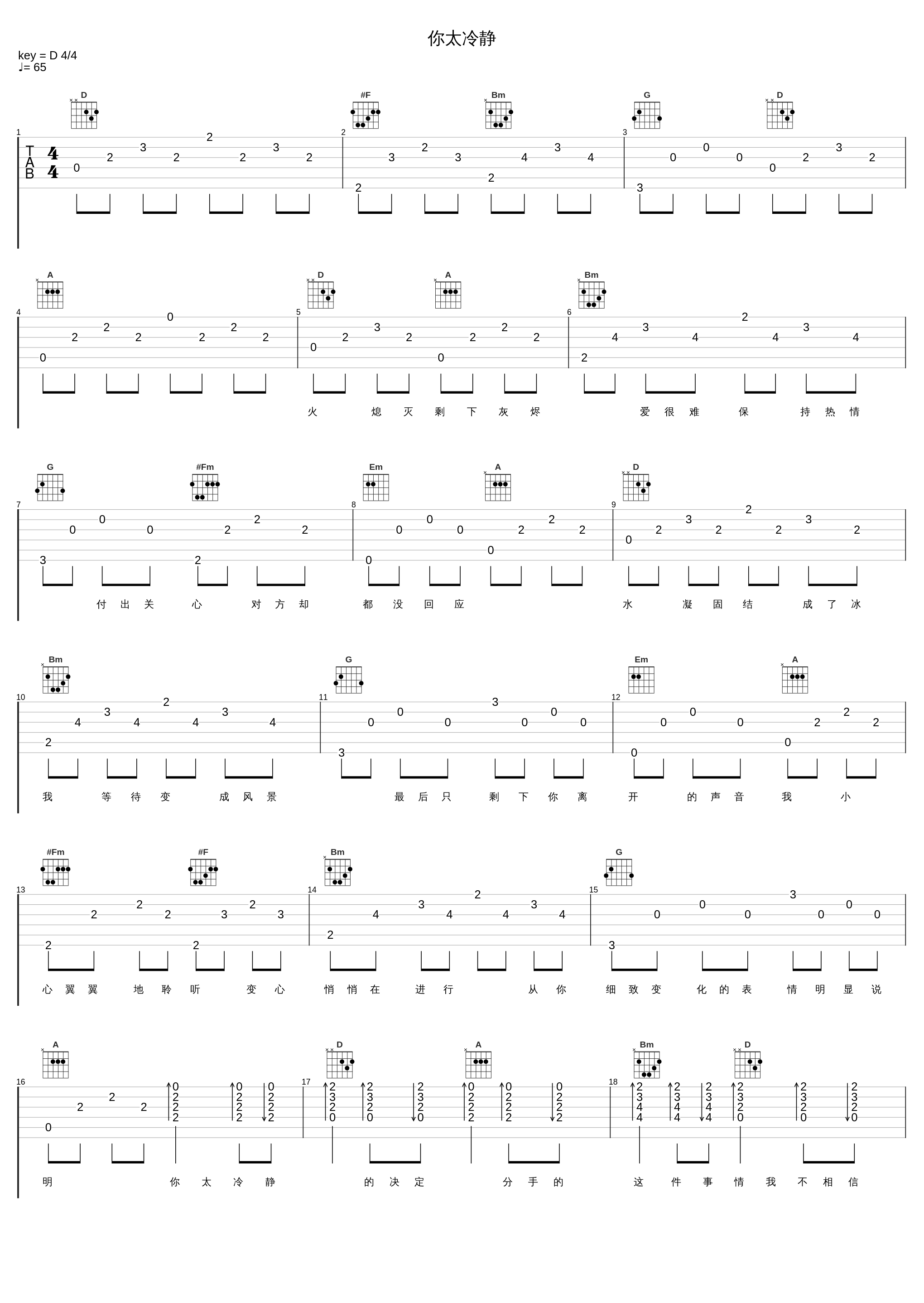 你太冷静_陈慧琳_1