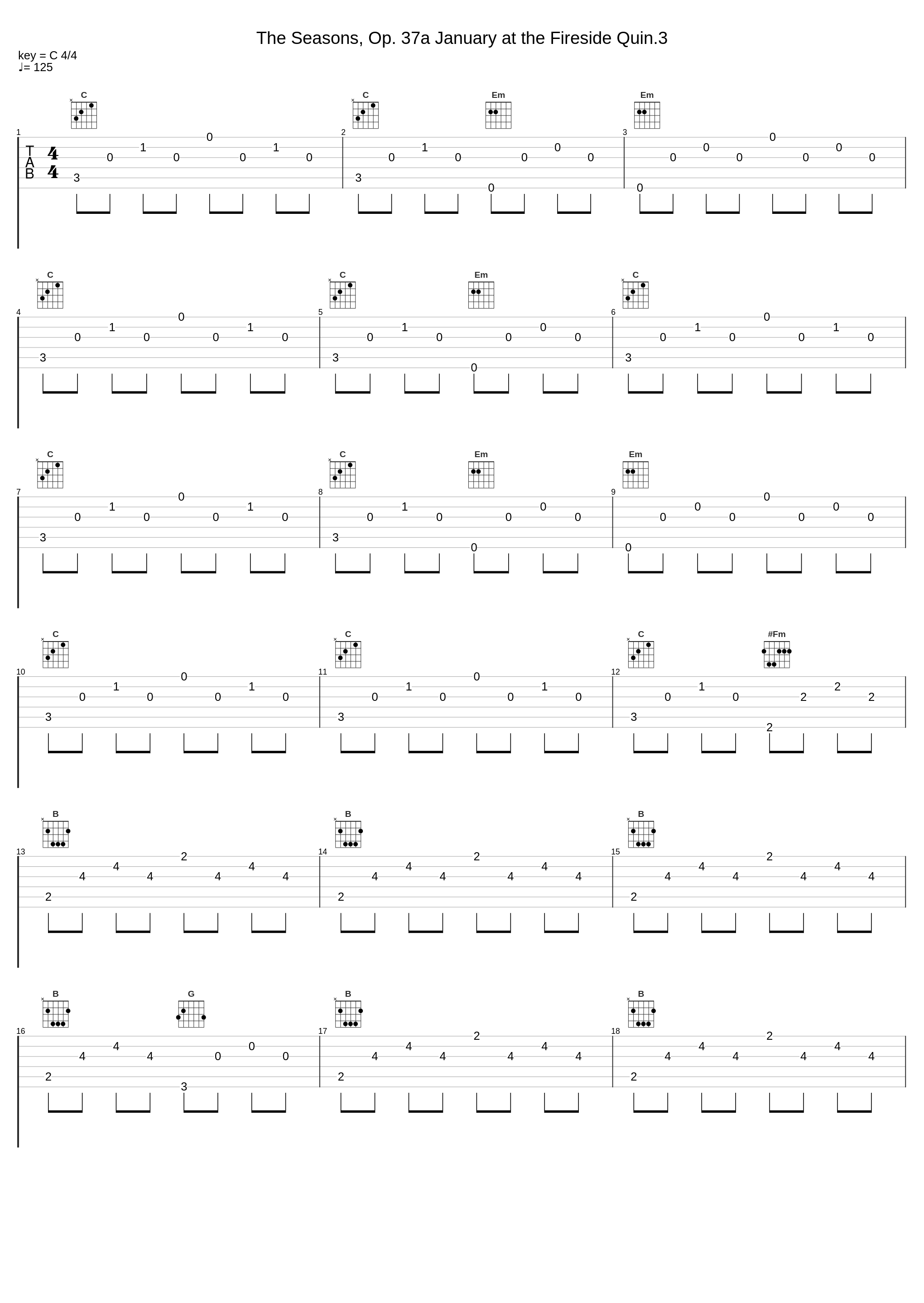 The Seasons, Op. 37a January at the Fireside Quin.3_The Piano Masters_1