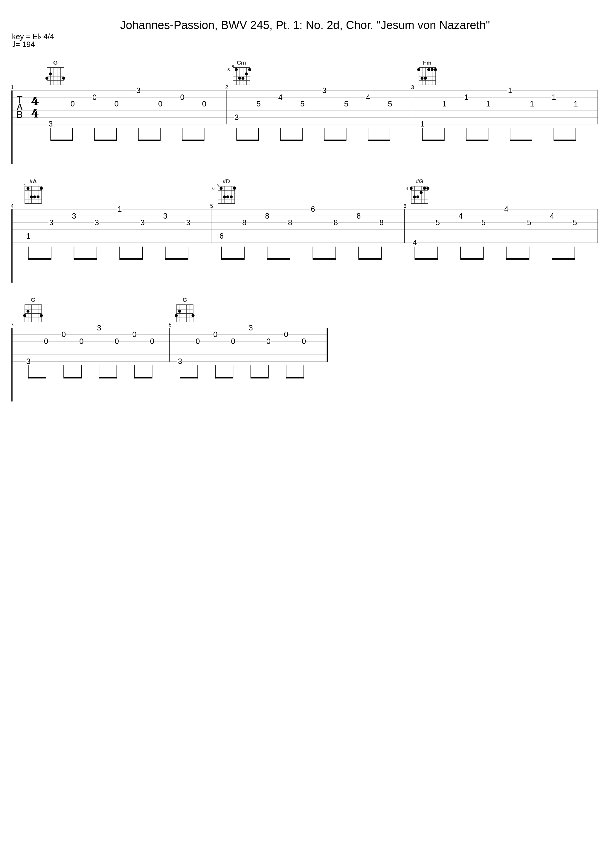 Johannes-Passion, BWV 245, Pt. 1: No. 2d, Chor. "Jesum von Nazareth"_Theo Altmeyer,Franz Crass,Kurt Moll,Helmut Kühnle,Susanne Dürr,Martin Hermann,Elly Ameling,Brigitte Fassbaender,Kurt Equiluz,Siegmund Nimsgern,Hartmut Strebel,Michel Piguet,Hans-Ludwig Hauck,Heinz Jopen,Helga Thoene,Heinrich Haferland,Micha,Suddeutscher M_1