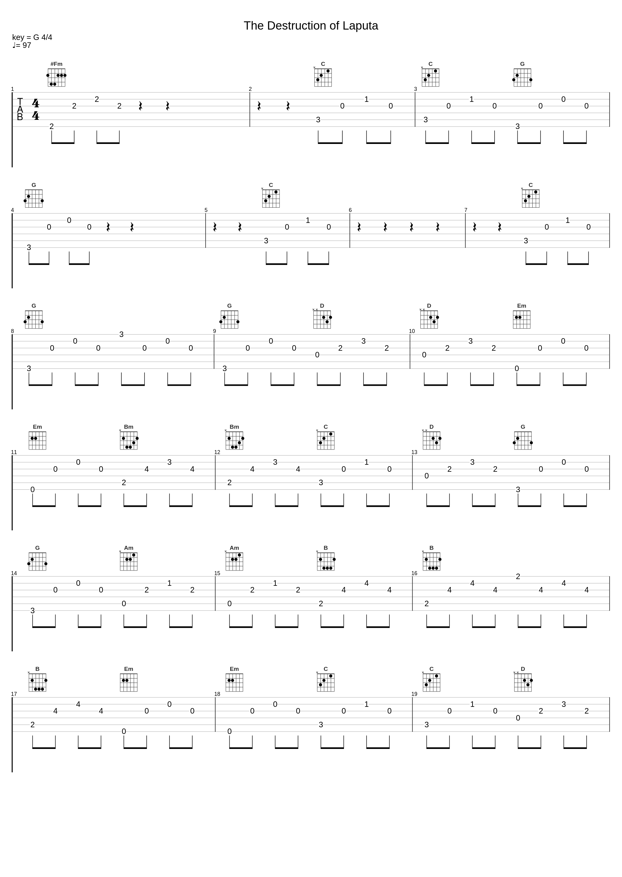 The Destruction of Laputa_久石让_1