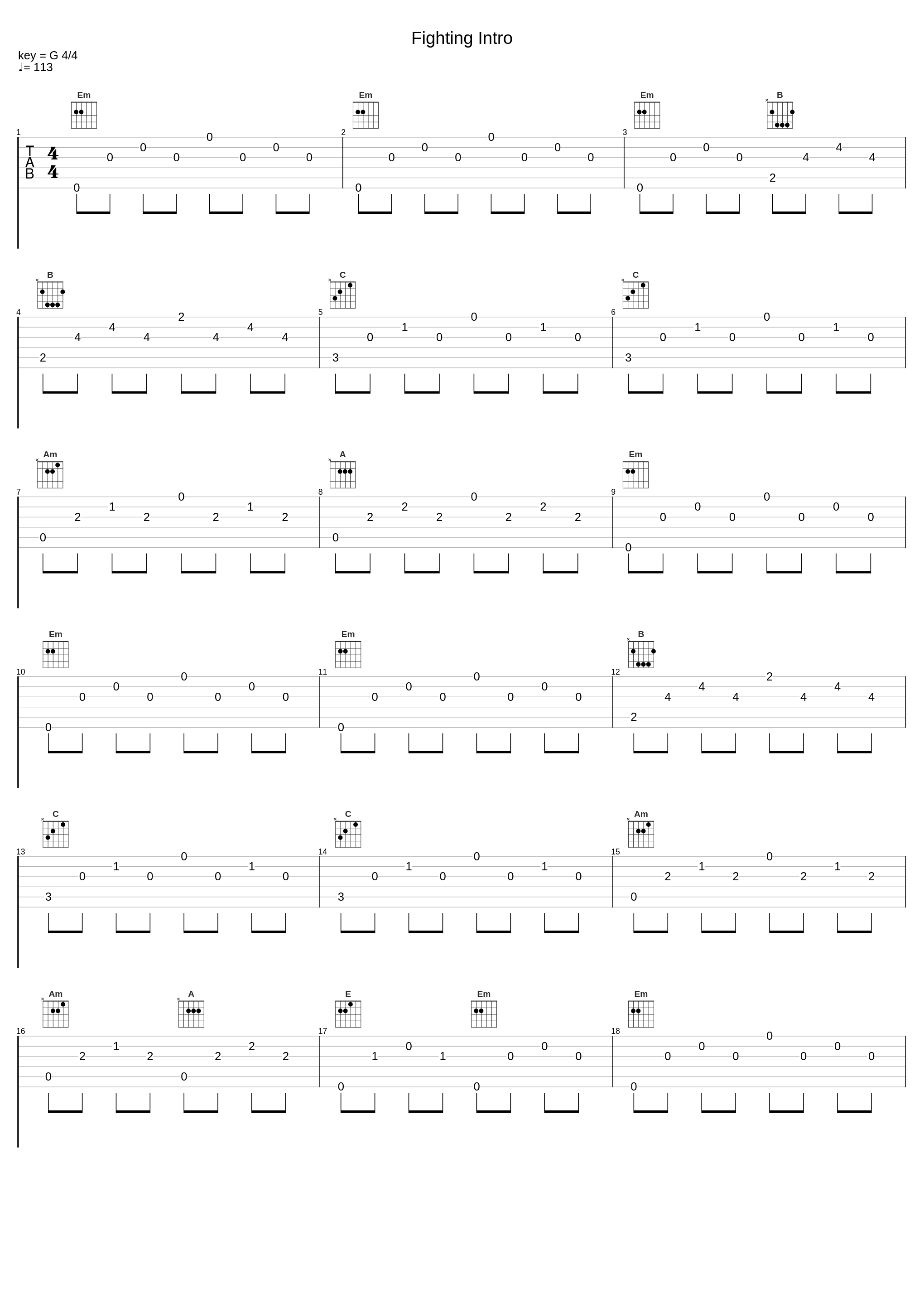 Fighting Intro_飞轮海_1