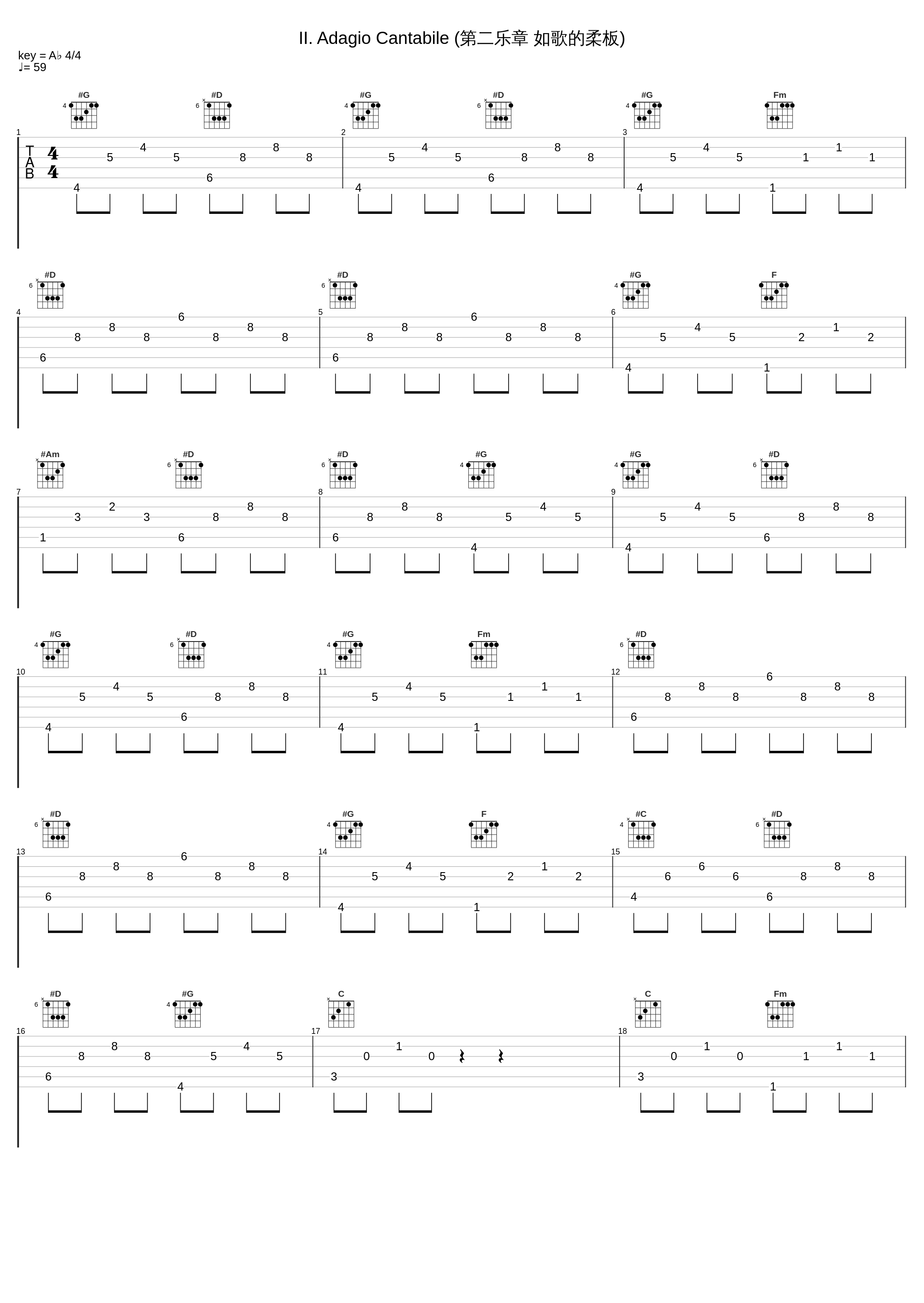 II. Adagio Cantabile (第二乐章 如歌的柔板)_Walter Klien_1