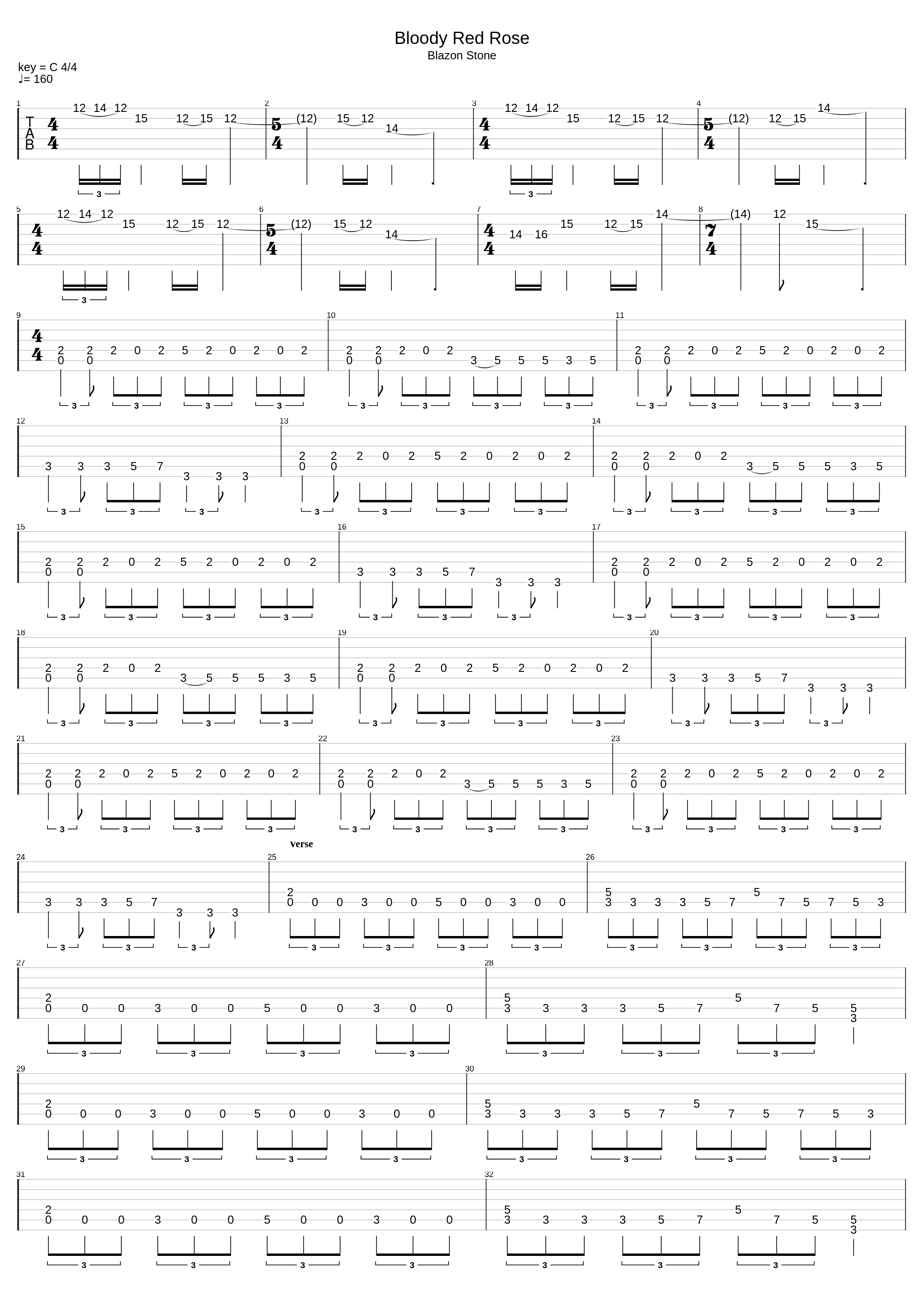 Bloody Red Rose_Running Wild_1