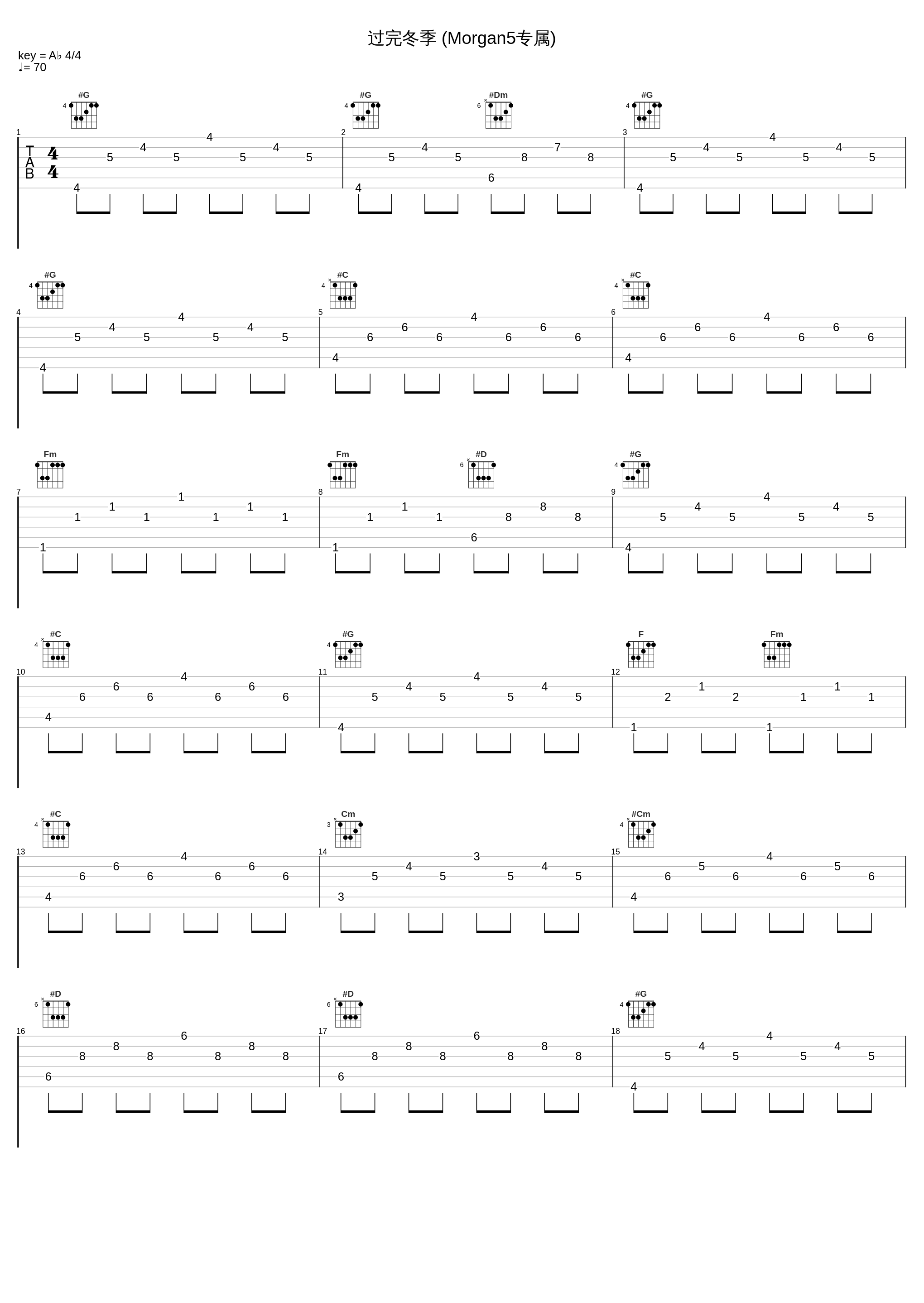 过完冬季 (Morgan5专属)_CoCo李玟_1