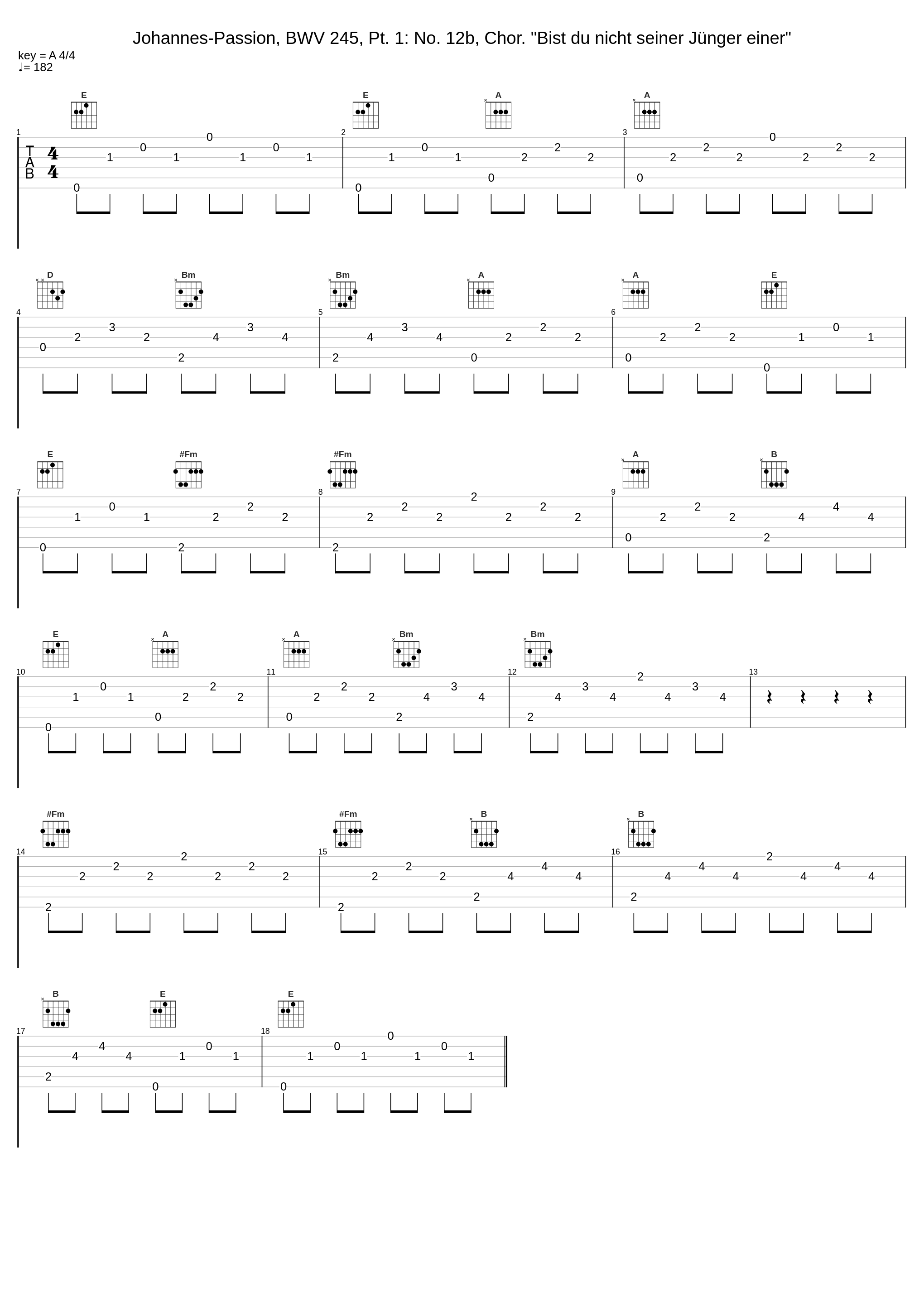 Johannes-Passion, BWV 245, Pt. 1: No. 12b, Chor. "Bist du nicht seiner Jünger einer"_Theo Altmeyer,Franz Crass,Kurt Moll,Helmut Kühnle,Susanne Dürr,Martin Hermann,Elly Ameling,Brigitte Fassbaender,Kurt Equiluz,Siegmund Nimsgern,Hartmut Strebel,Michel Piguet,Hans-Ludwig Hauck,Heinz Jopen,Helga Thoene,Heinrich Haferland,Micha,Suddeutscher M_1