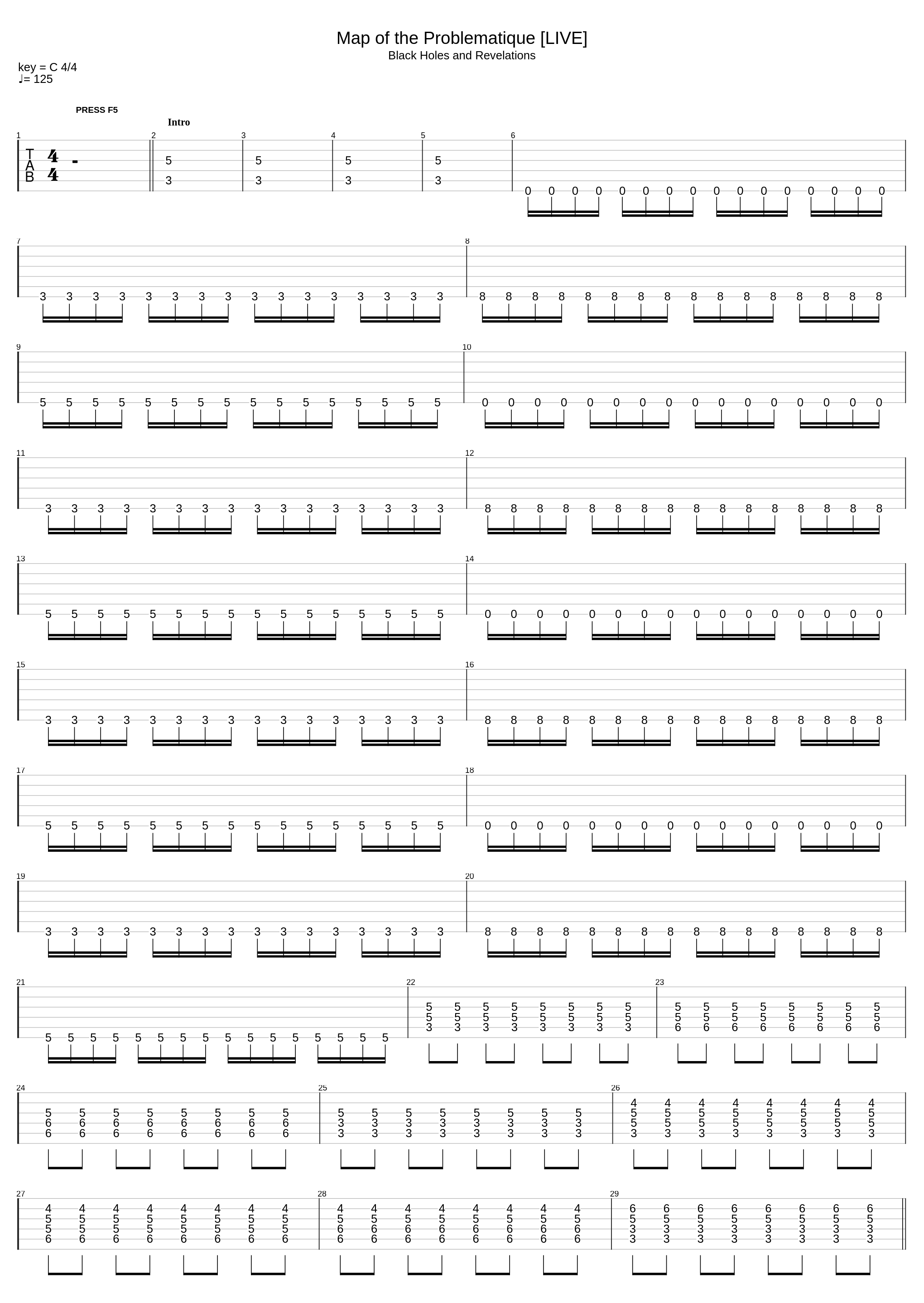 Map Of The Problematique (Live)_Muse_1