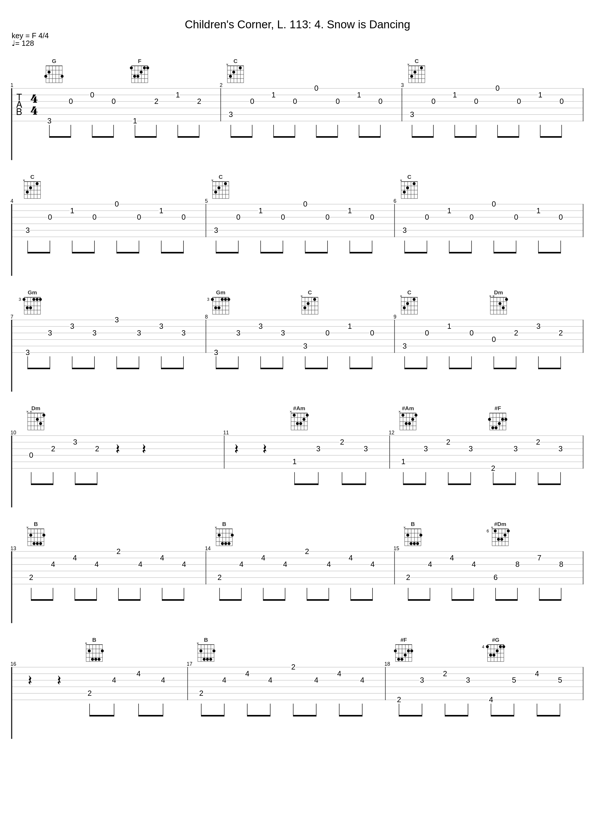 Children's Corner, L. 113: 4. Snow is Dancing_Beautiful Pianists,Achille-Claude Debussy_1
