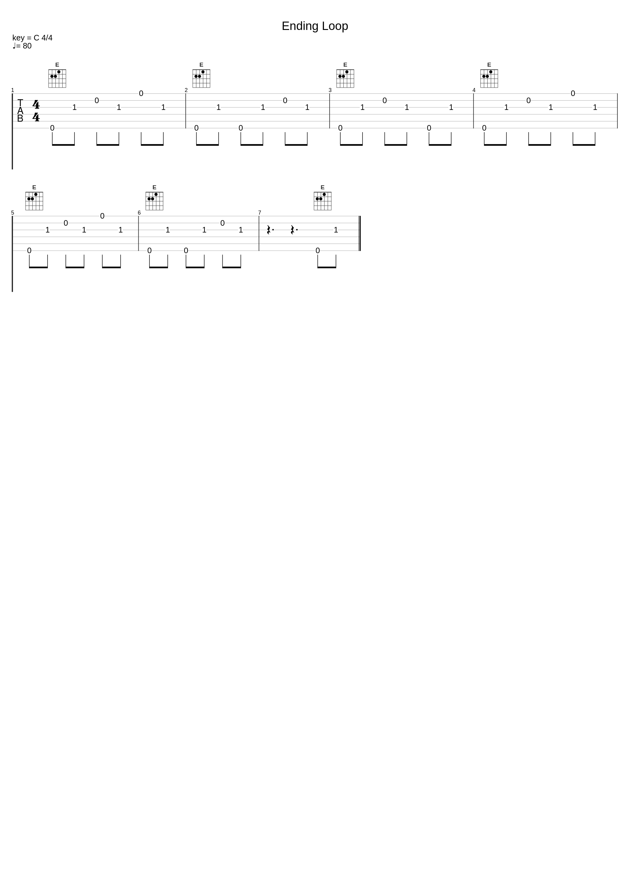 Ending Loop_椎名豪_1