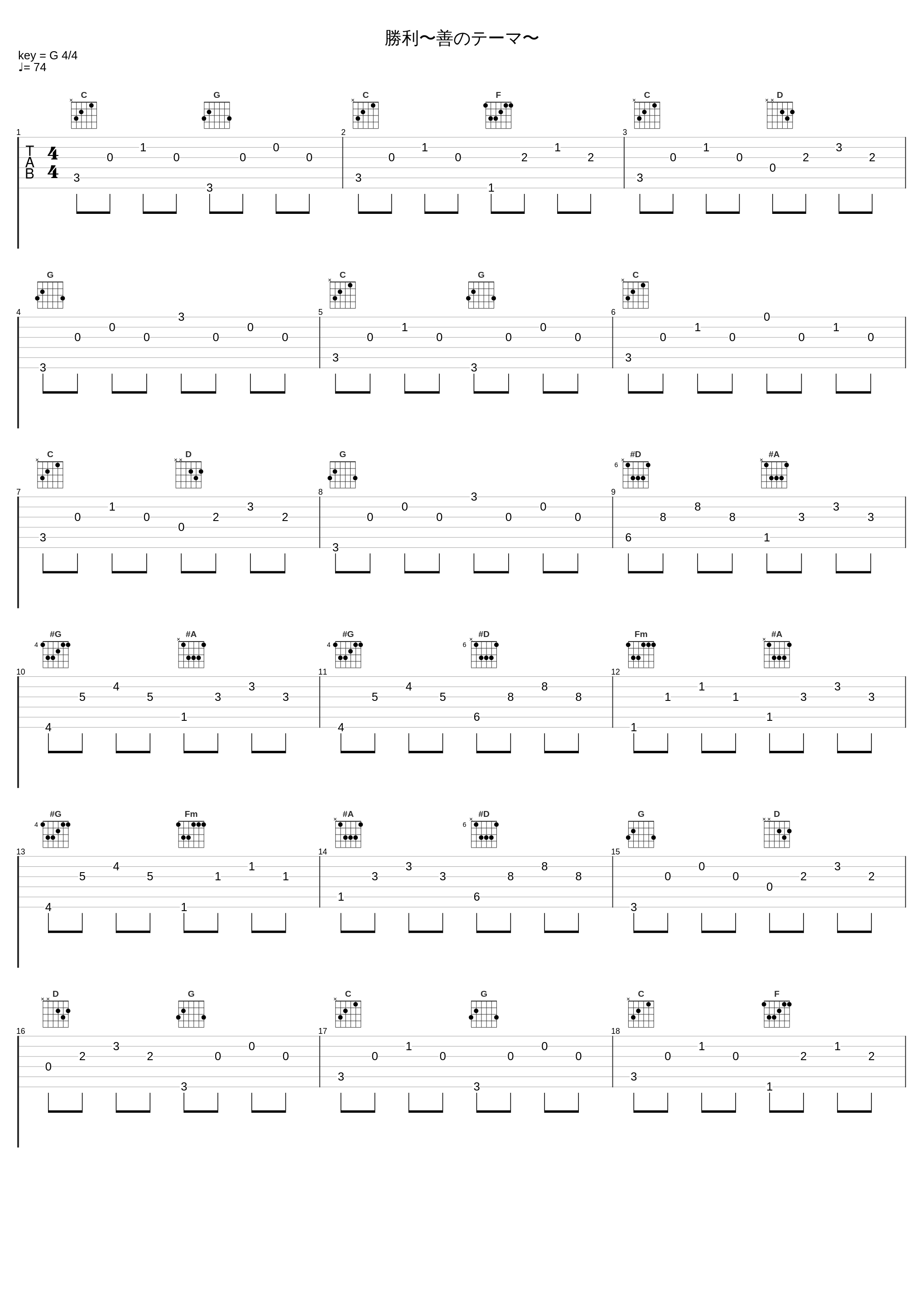 勝利〜善のテーマ〜_有泽孝纪_1