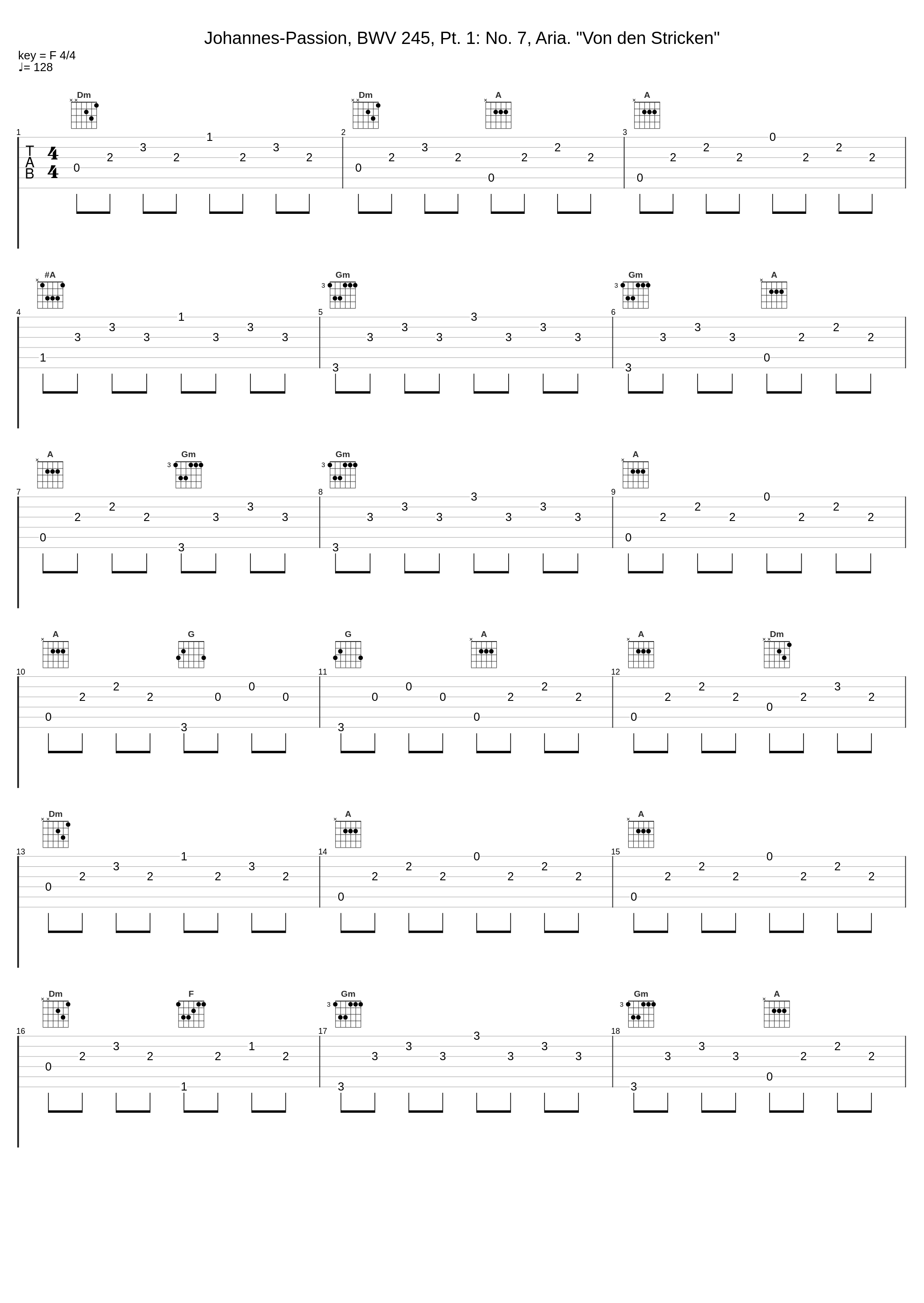 Johannes-Passion, BWV 245, Pt. 1: No. 7, Aria. "Von den Stricken"_Theo Altmeyer,Franz Crass,Kurt Moll,Helmut Kühnle,Susanne Dürr,Martin Hermann,Elly Ameling,Brigitte Fassbaender,Kurt Equiluz,Siegmund Nimsgern,Hartmut Strebel,Michel Piguet,Hans-Ludwig Hauck,Heinz Jopen,Helga Thoene,Heinrich Haferland,Micha_1