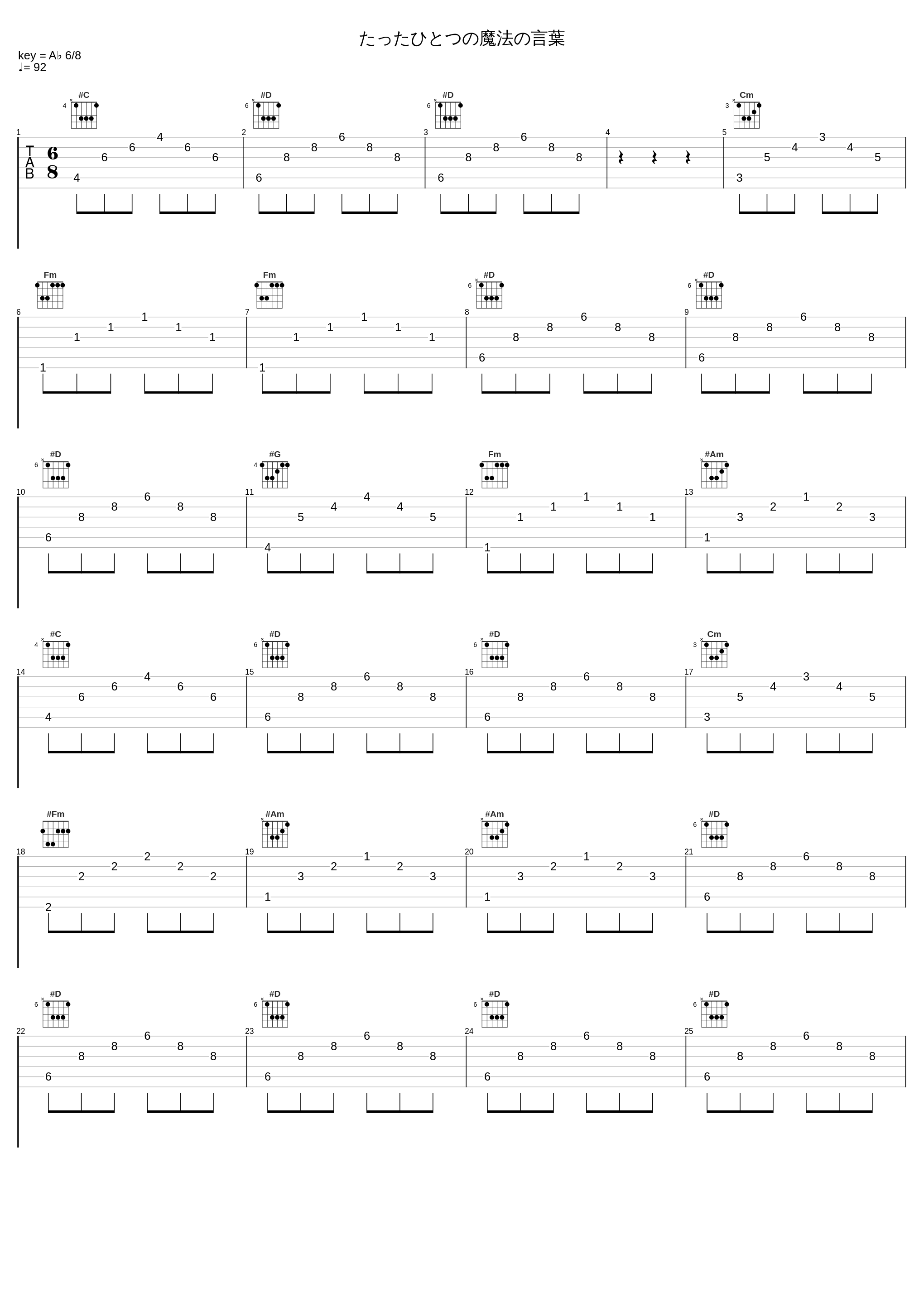 たったひとつの魔法の言葉_Key Sounds Label_1