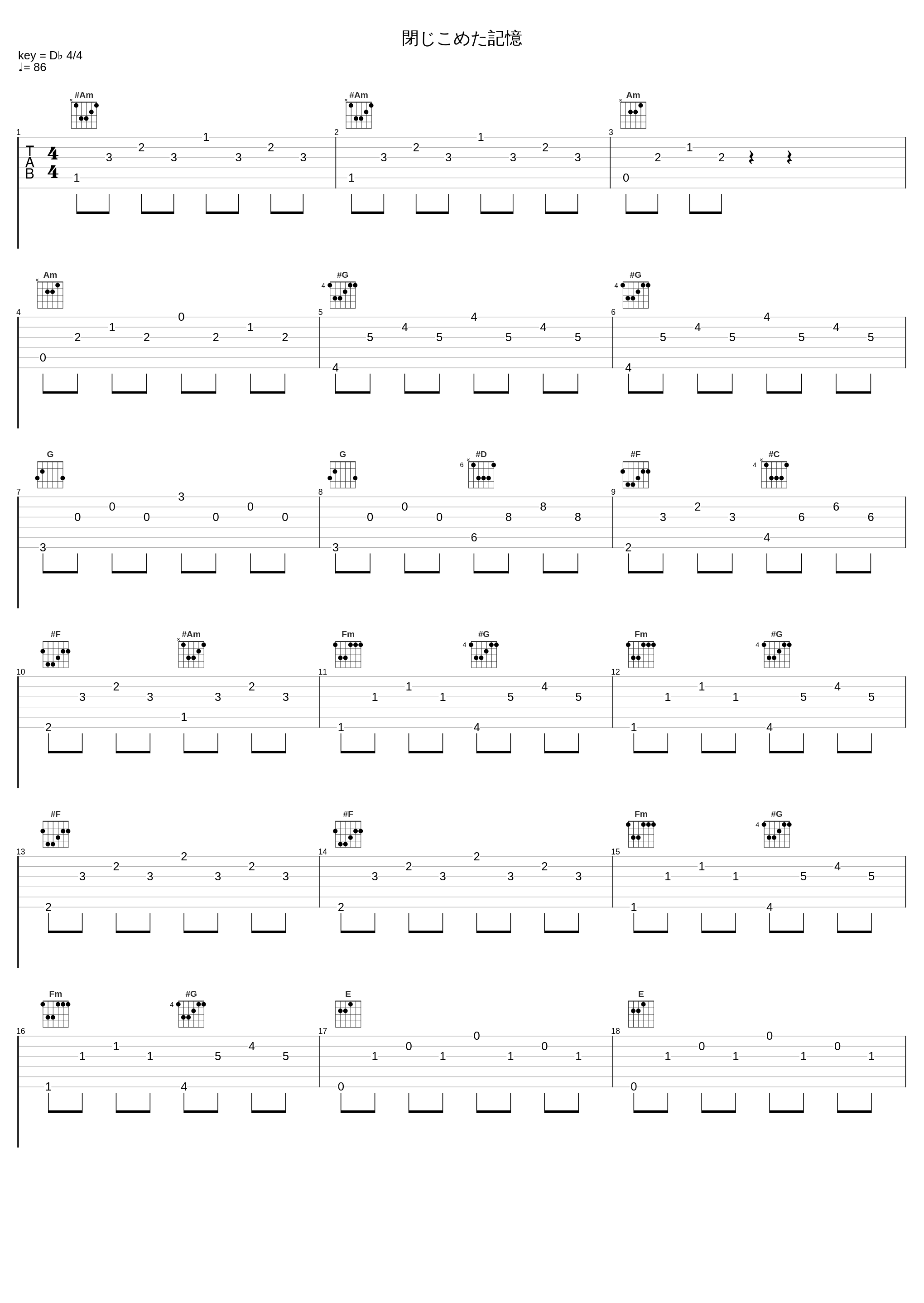 閉じこめた記憶_Key Sounds Label_1