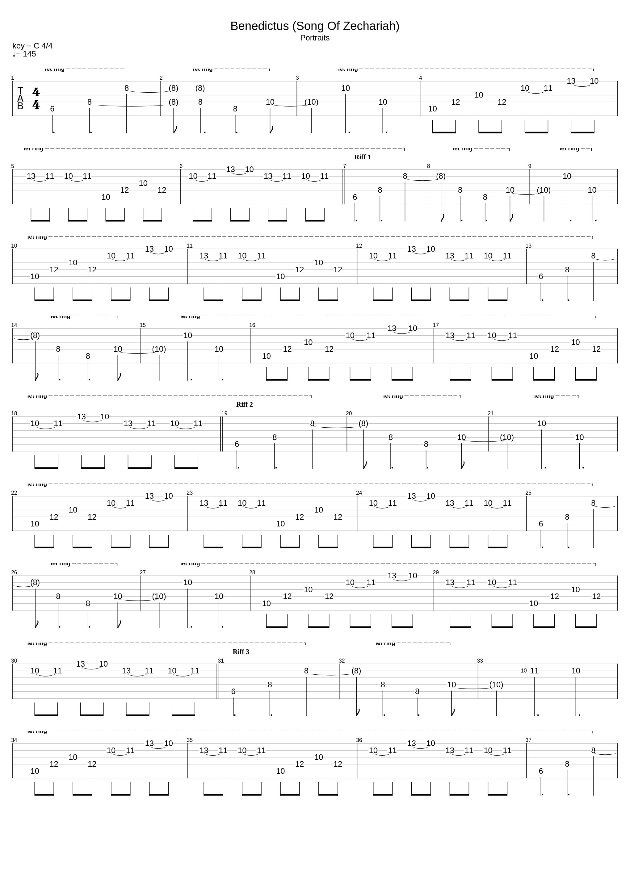 Benedictus_For Today_1