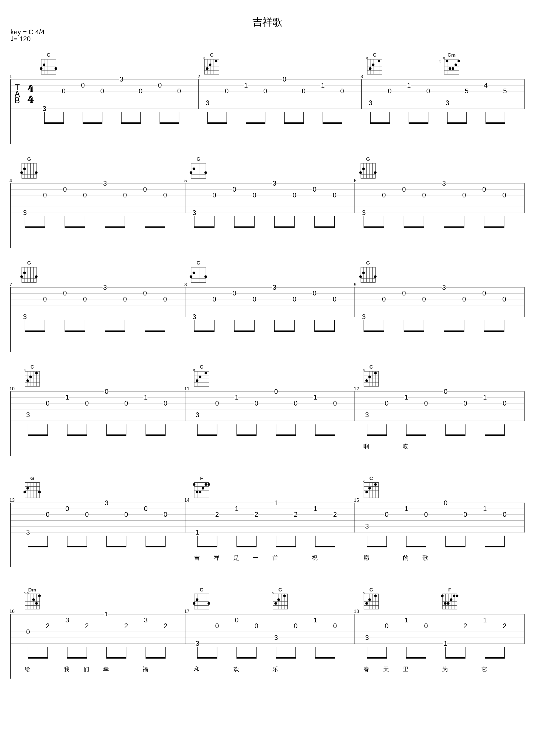 吉祥歌_陈思思_1