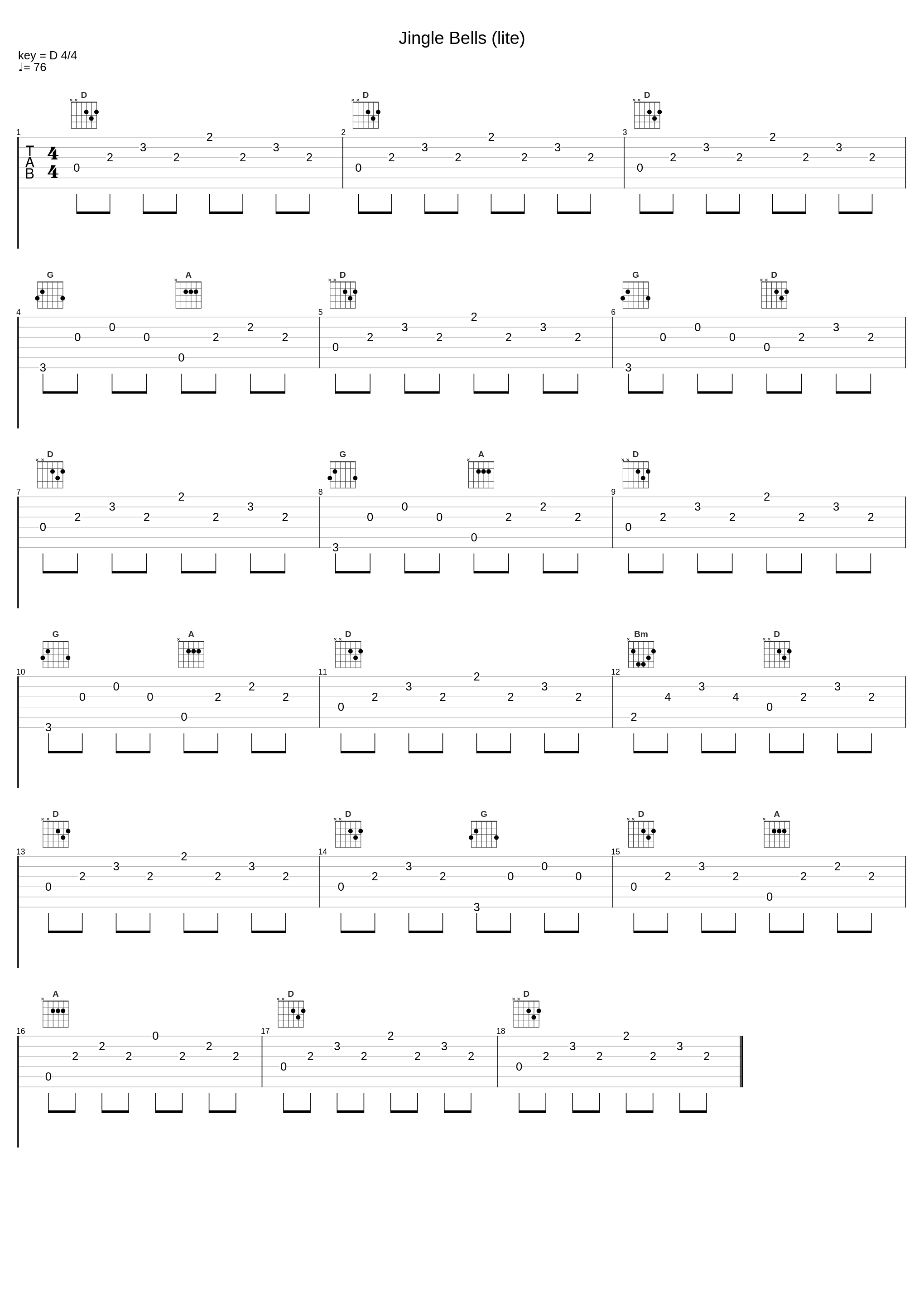 Jingle Bells (lite)_X-Ray Dog_1