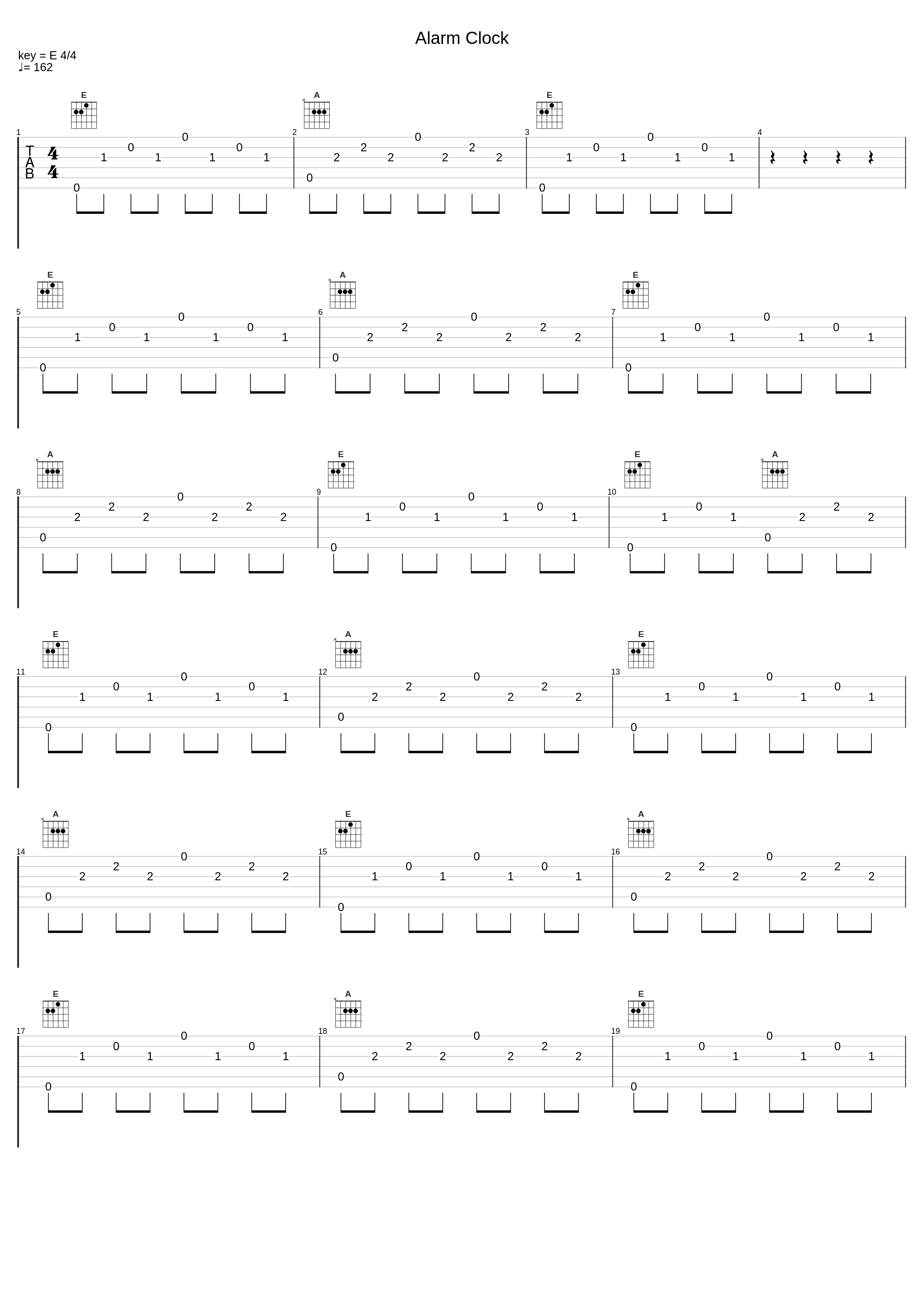 Alarm Clock_The Rumble Strips_1