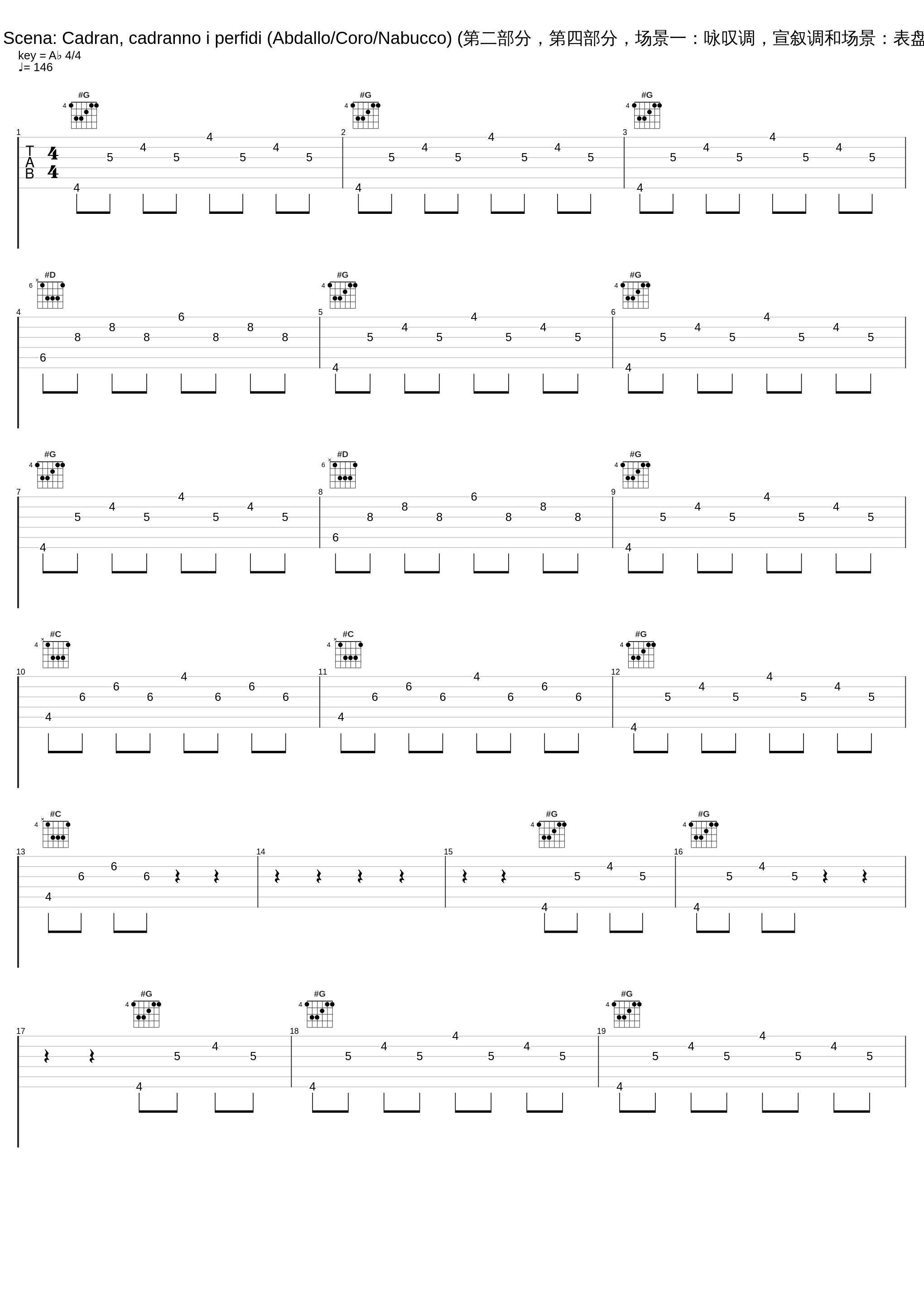 Part II, Part IV, Scene I: Aria, Recitativo e Scena: Cadran, cadranno i perfidi (Abdallo/Coro/Nabucco) (第二部分，第四部分，场景一：咏叹调，宣叙调和场景：表盘，邪恶将下降（Abdallo/合唱团/拿布果）)_Philharmonia Orchestra,Riccardo Muti,Matteo Manuguerra_1