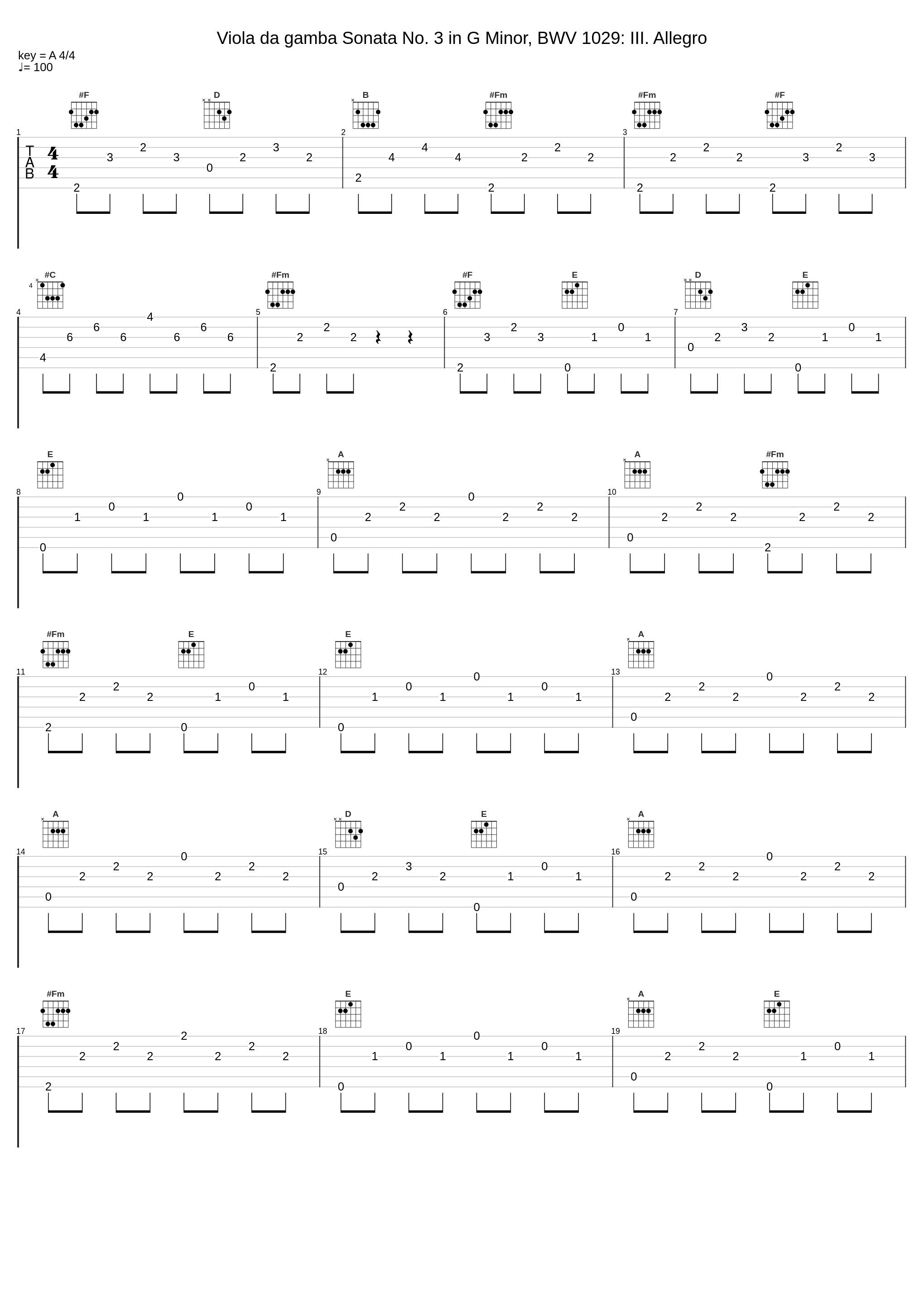 Viola da gamba Sonata No. 3 in G Minor, BWV 1029: III. Allegro_Hille Pearl_1