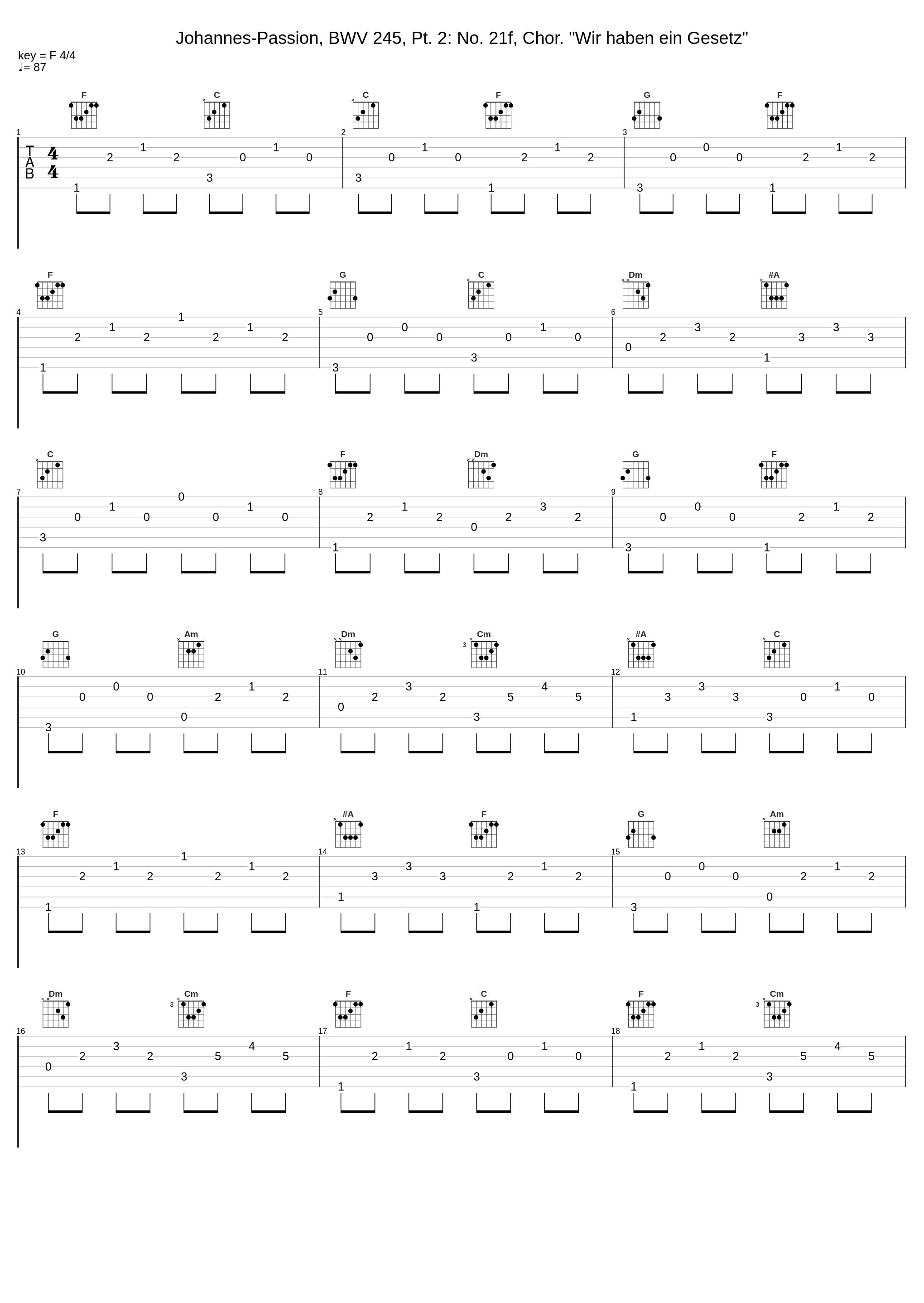 Johannes-Passion, BWV 245, Pt. 2: No. 21f, Chor. "Wir haben ein Gesetz"_Theo Altmeyer,Franz Crass,Kurt Moll,Helmut Kühnle,Susanne Dürr,Martin Hermann,Elly Ameling,Brigitte Fassbaender,Kurt Equiluz,Siegmund Nimsgern,Hartmut Strebel,Michel Piguet,Hans-Ludwig Hauck,Heinz Jopen,Helga Thoene,Heinrich Haferland,Micha,Suddeutscher M_1