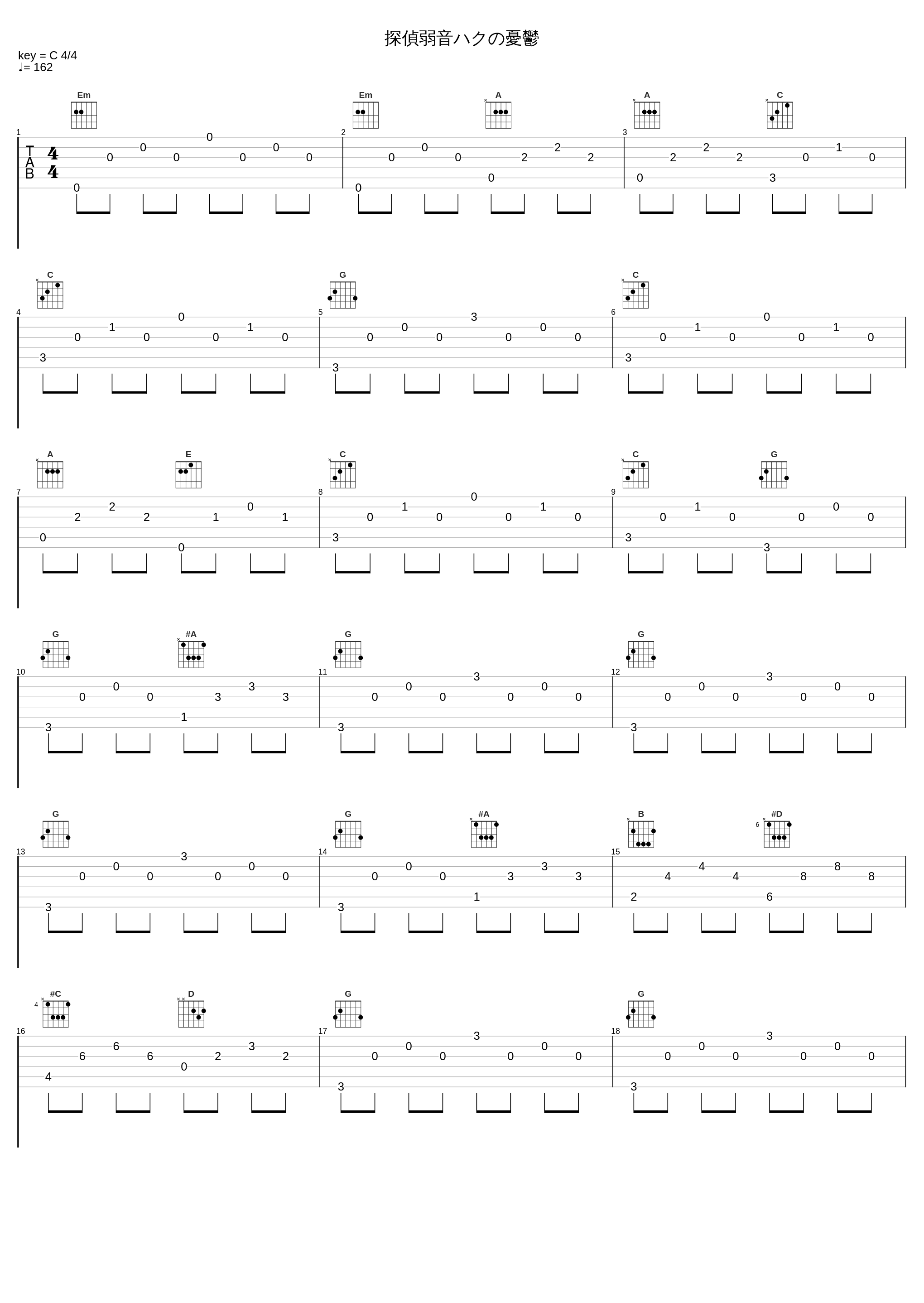 探偵弱音ハクの憂鬱_オワタP,弱音白,亚北音留_1