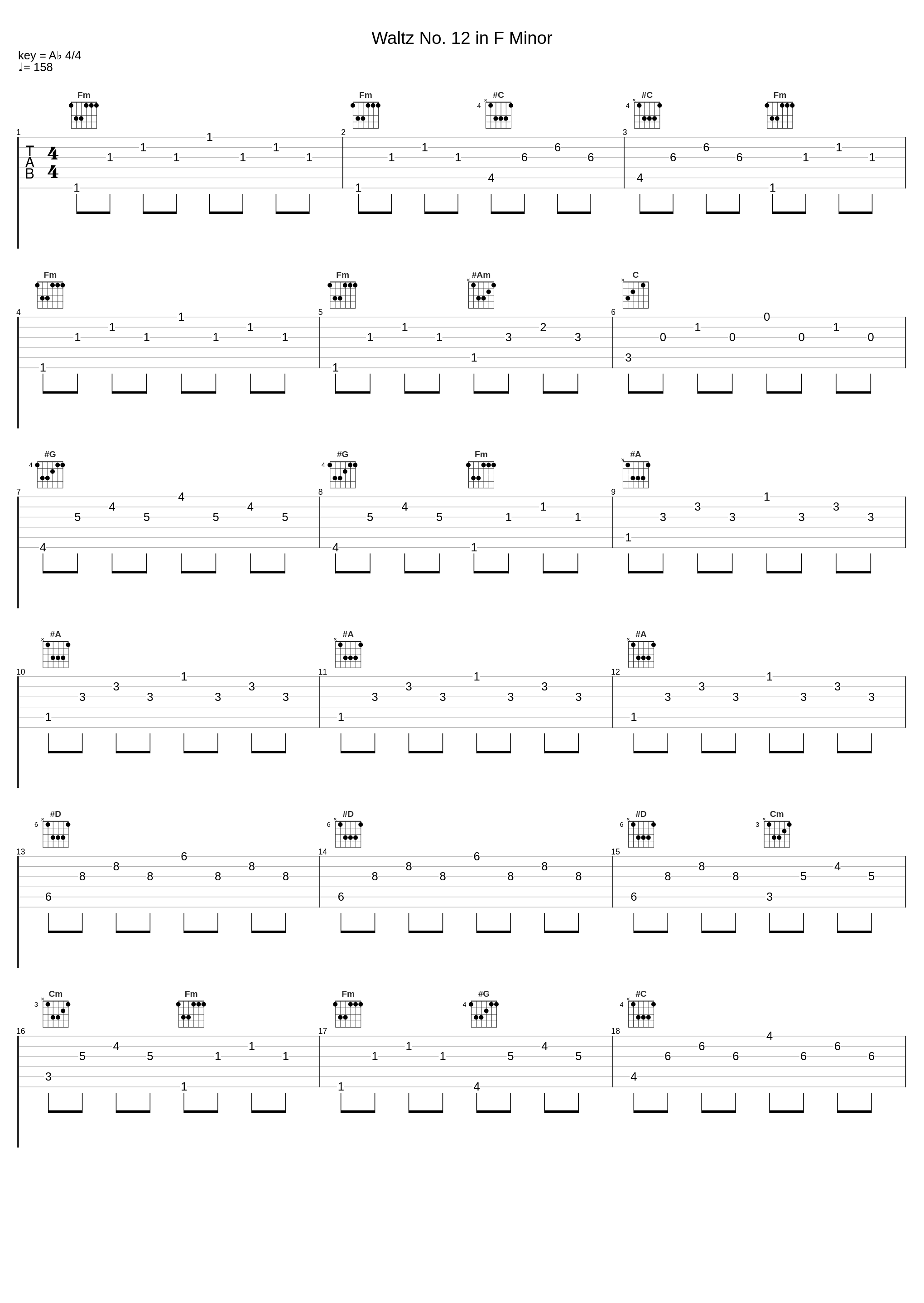 Waltz No. 12 in F Minor_Istvan Szekely_1