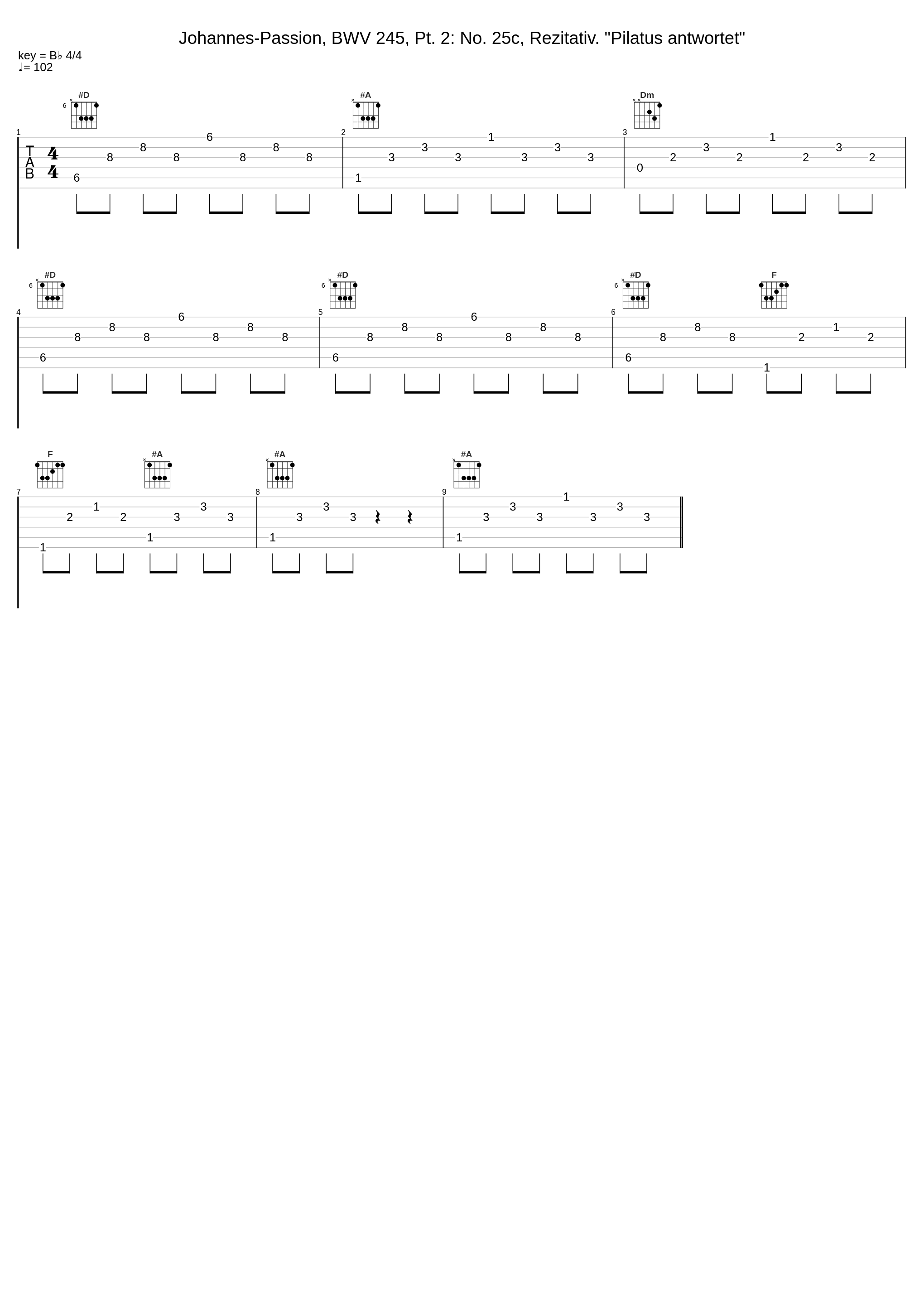 Johannes-Passion, BWV 245, Pt. 2: No. 25c, Rezitativ. "Pilatus antwortet"_Theo Altmeyer,Franz Crass,Kurt Moll,Helmut Kühnle,Susanne Dürr,Martin Hermann,Elly Ameling,Brigitte Fassbaender,Kurt Equiluz,Siegmund Nimsgern,Hartmut Strebel,Michel Piguet,Hans-Ludwig Hauck,Heinz Jopen,Helga Thoene,Heinrich Haferland,Micha_1