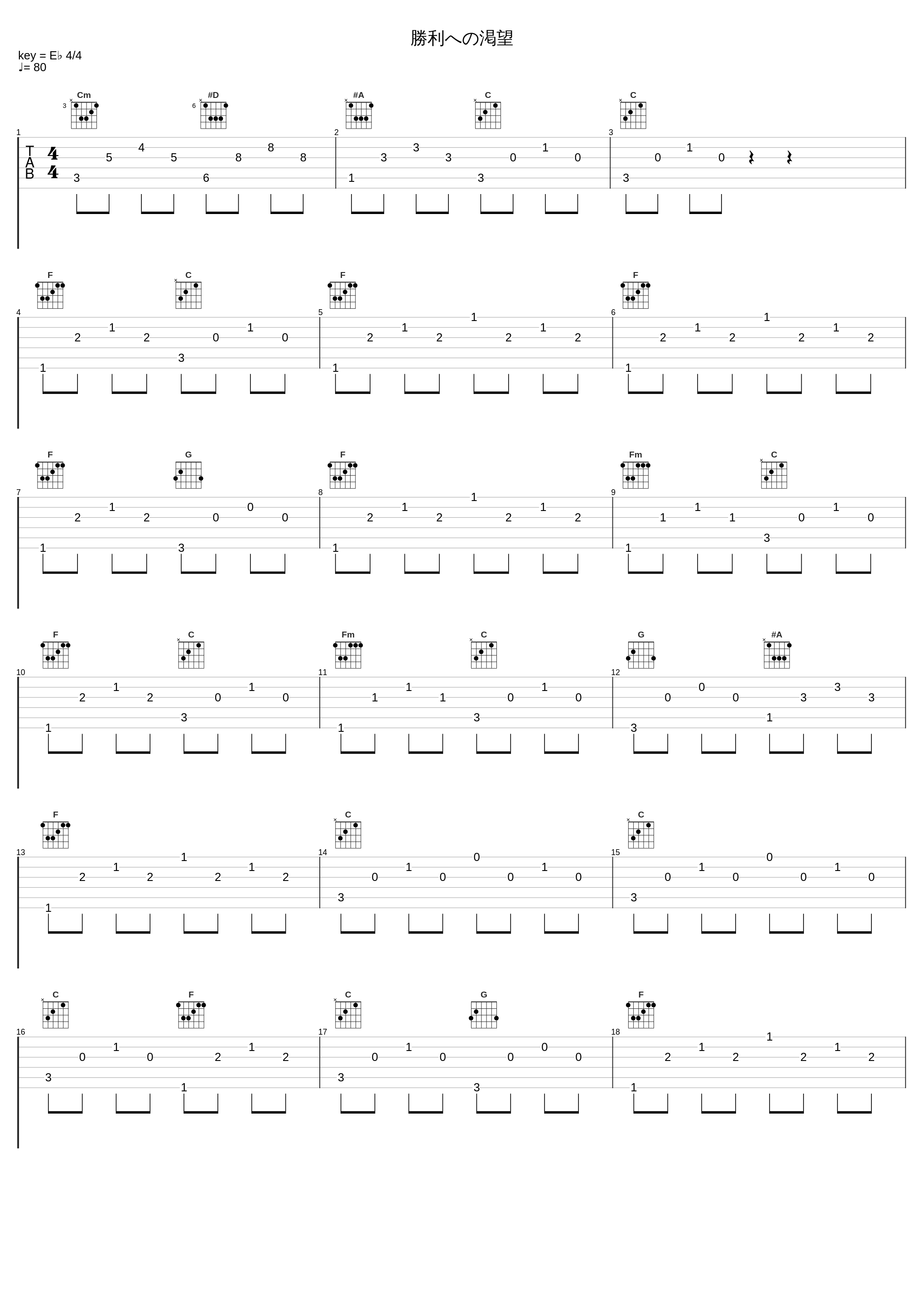 勝利への渇望_光宗信吉_1