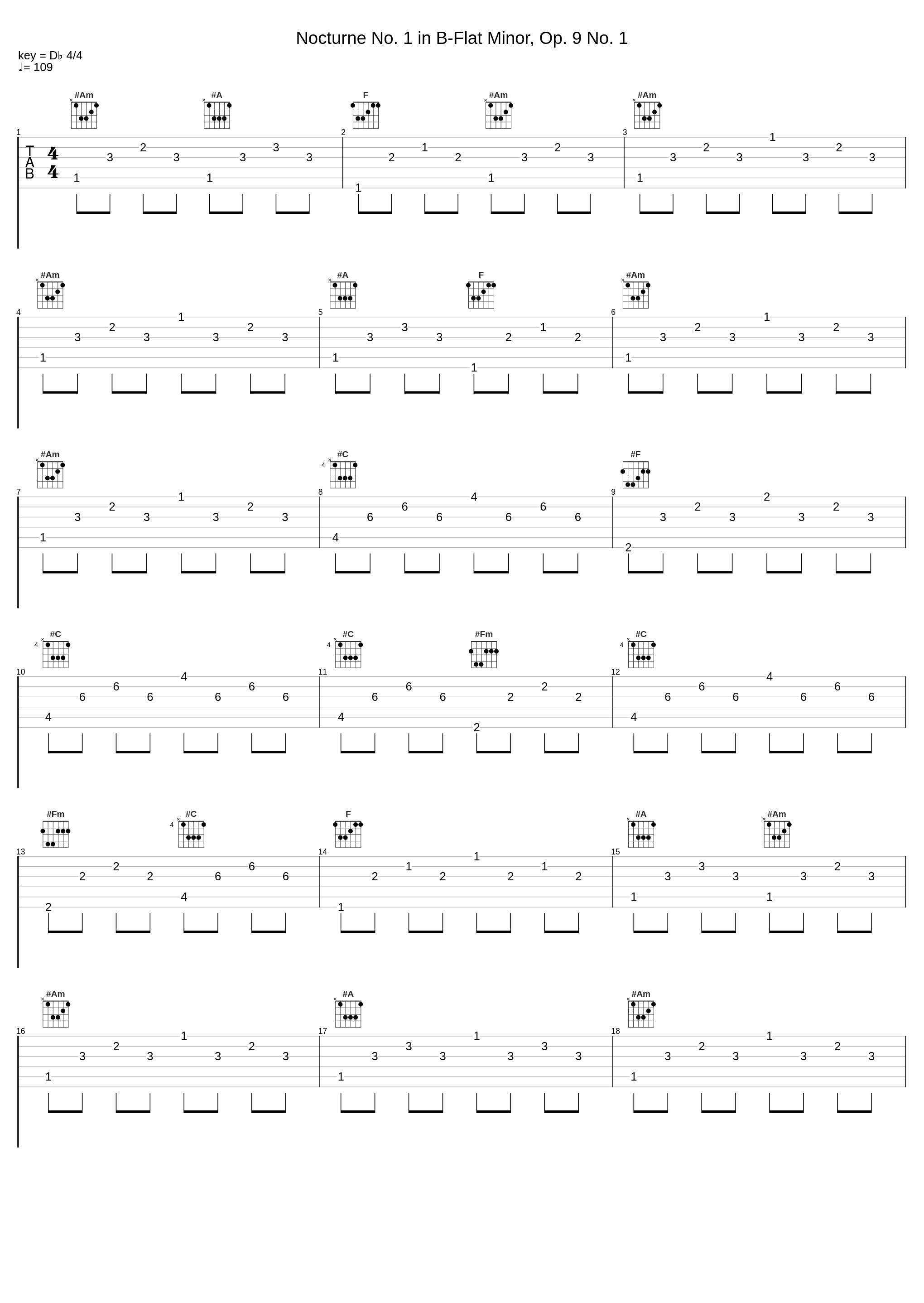 Nocturne No. 1 in B-Flat Minor, Op. 9 No. 1_李云迪_1