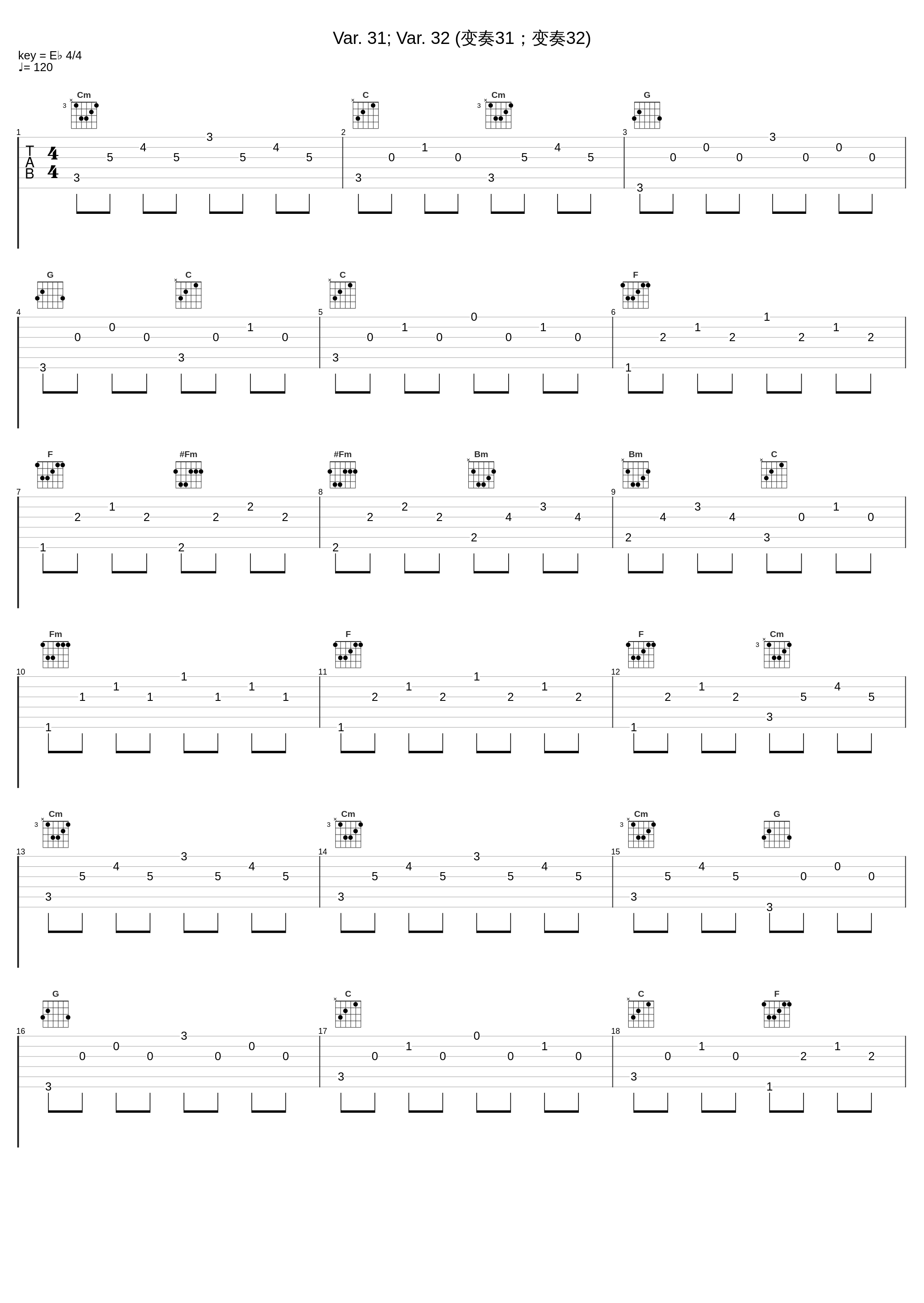 Var. 31; Var. 32 (变奏31；变奏32)_Glenn Gould_1