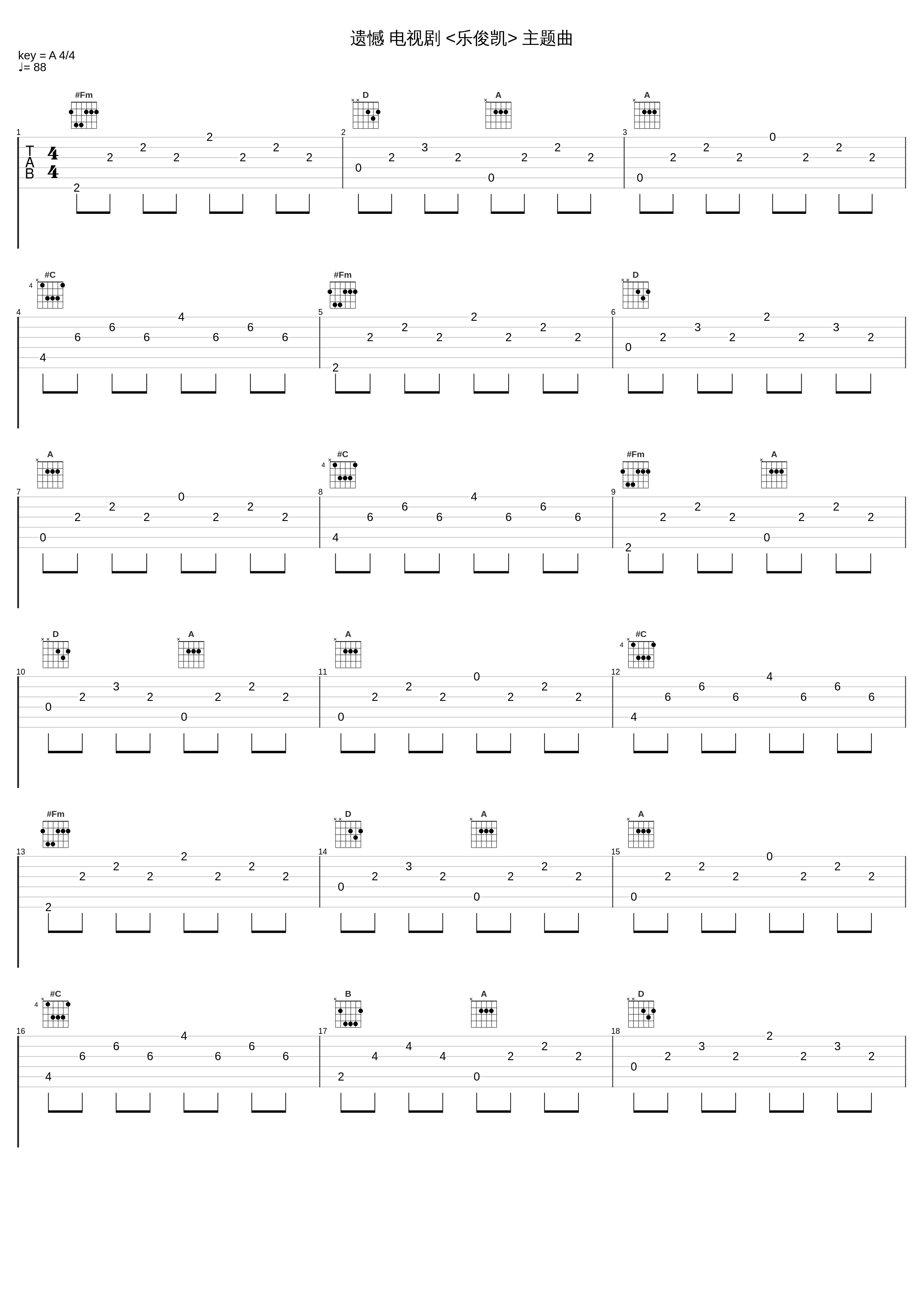 遗憾 电视剧 <乐俊凯> 主题曲_何润东_1